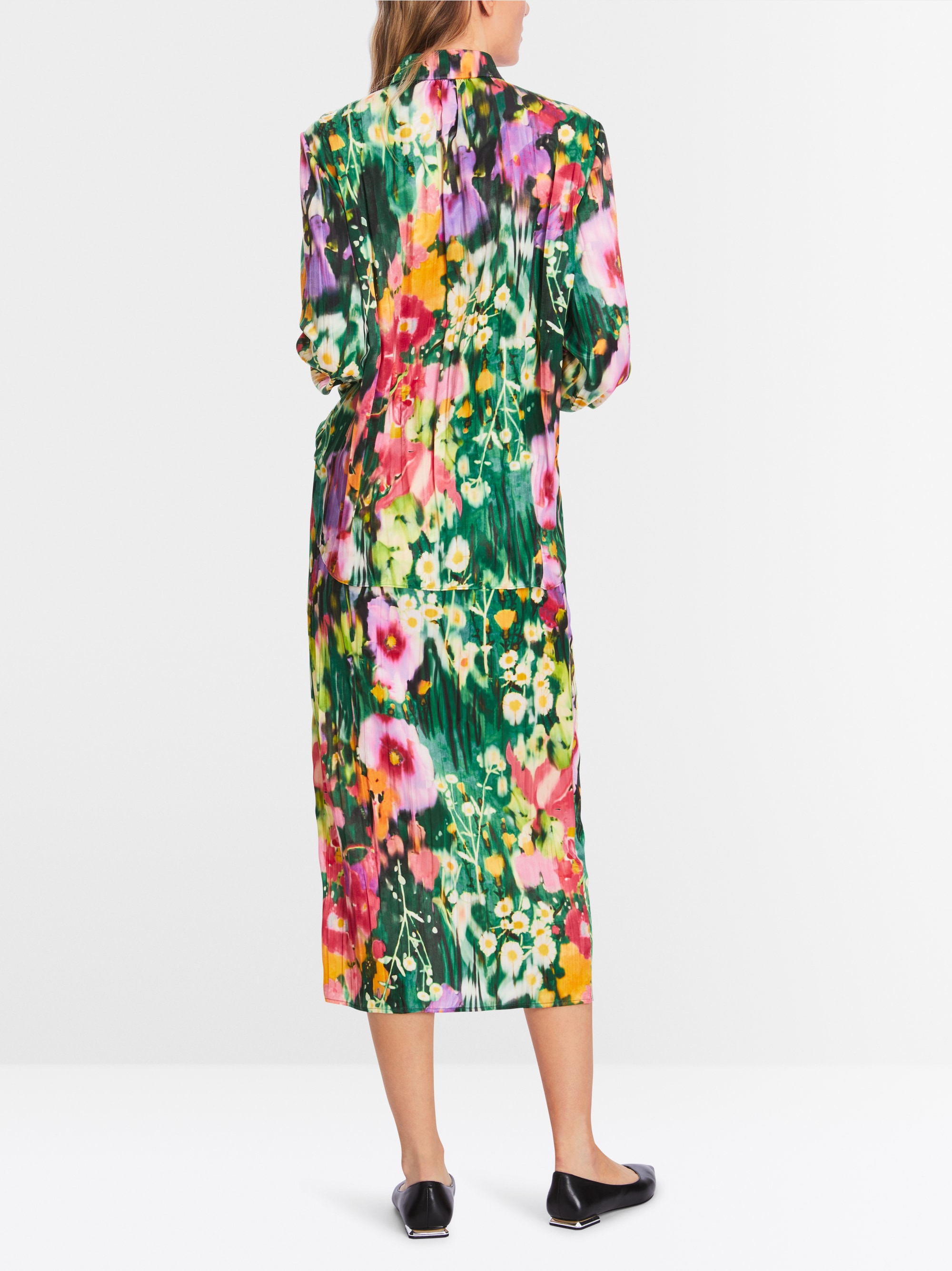 Blouse met bloemenprint