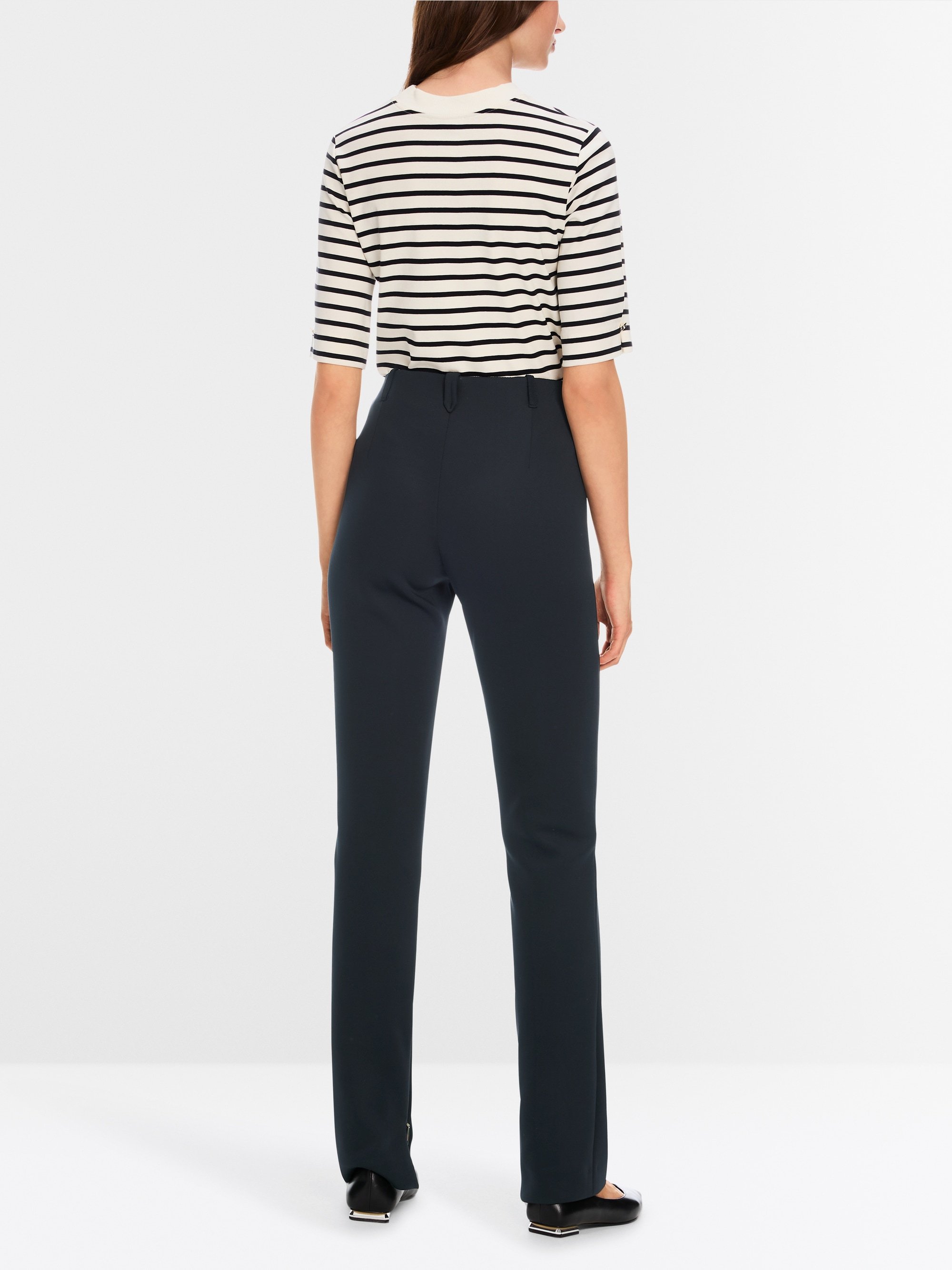 Slim-fit model SYDNEY van scuba-jersey