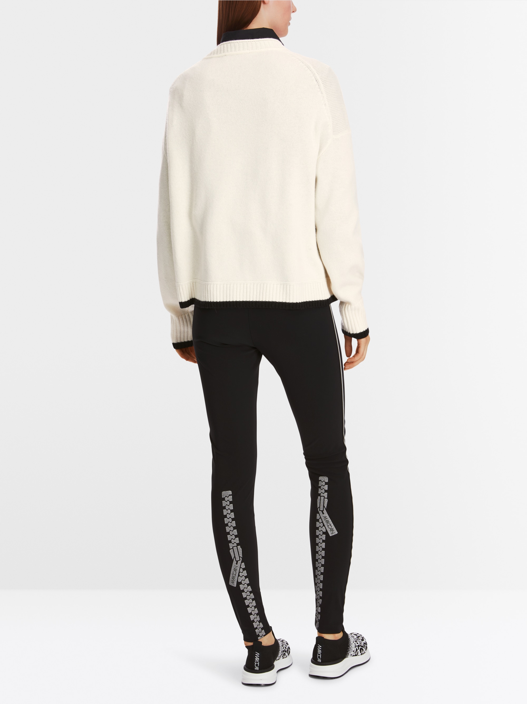 Sweat-shirt en mélange laine/cachemire