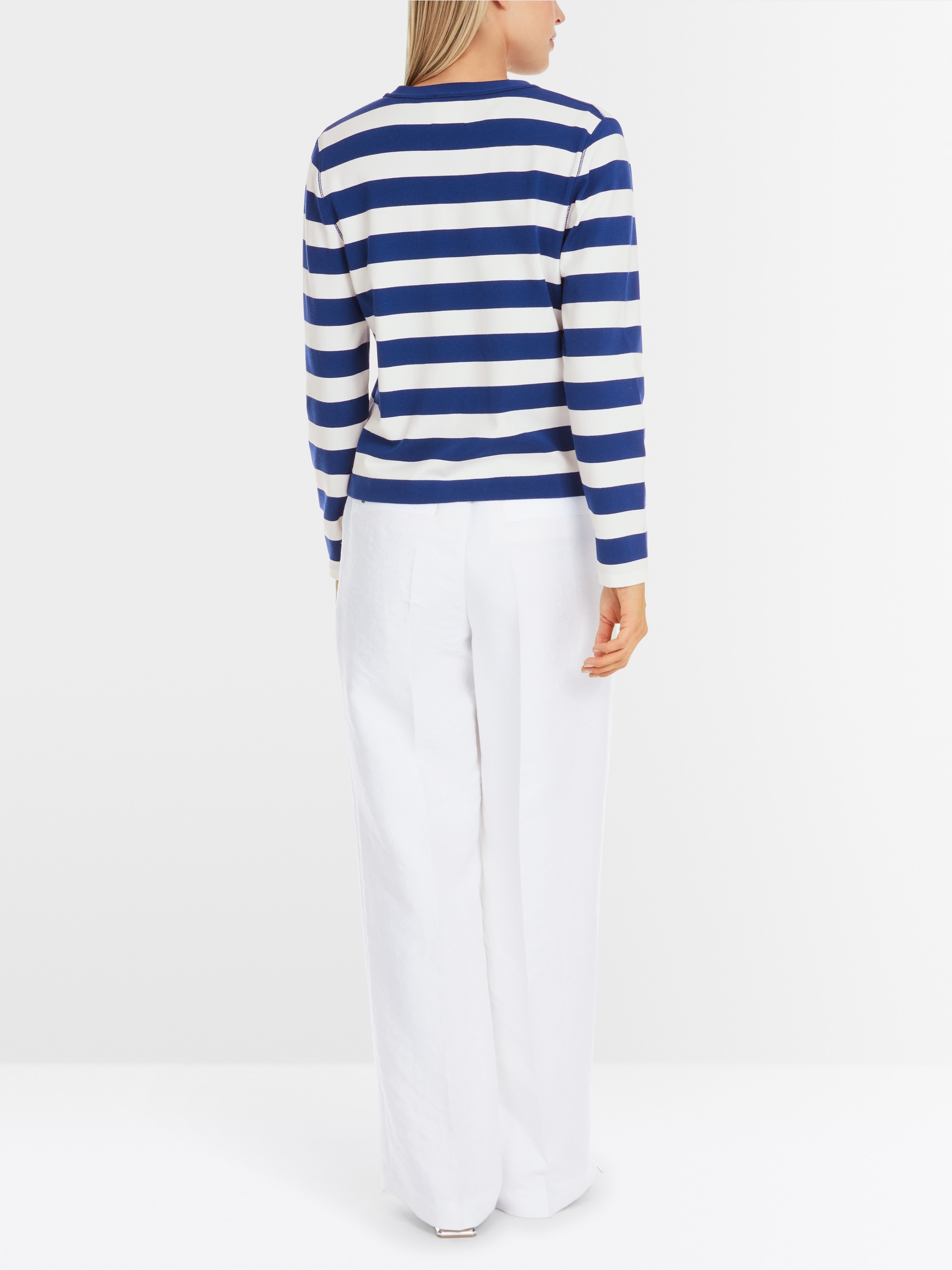 Cardigan rayé "Rethink Together"