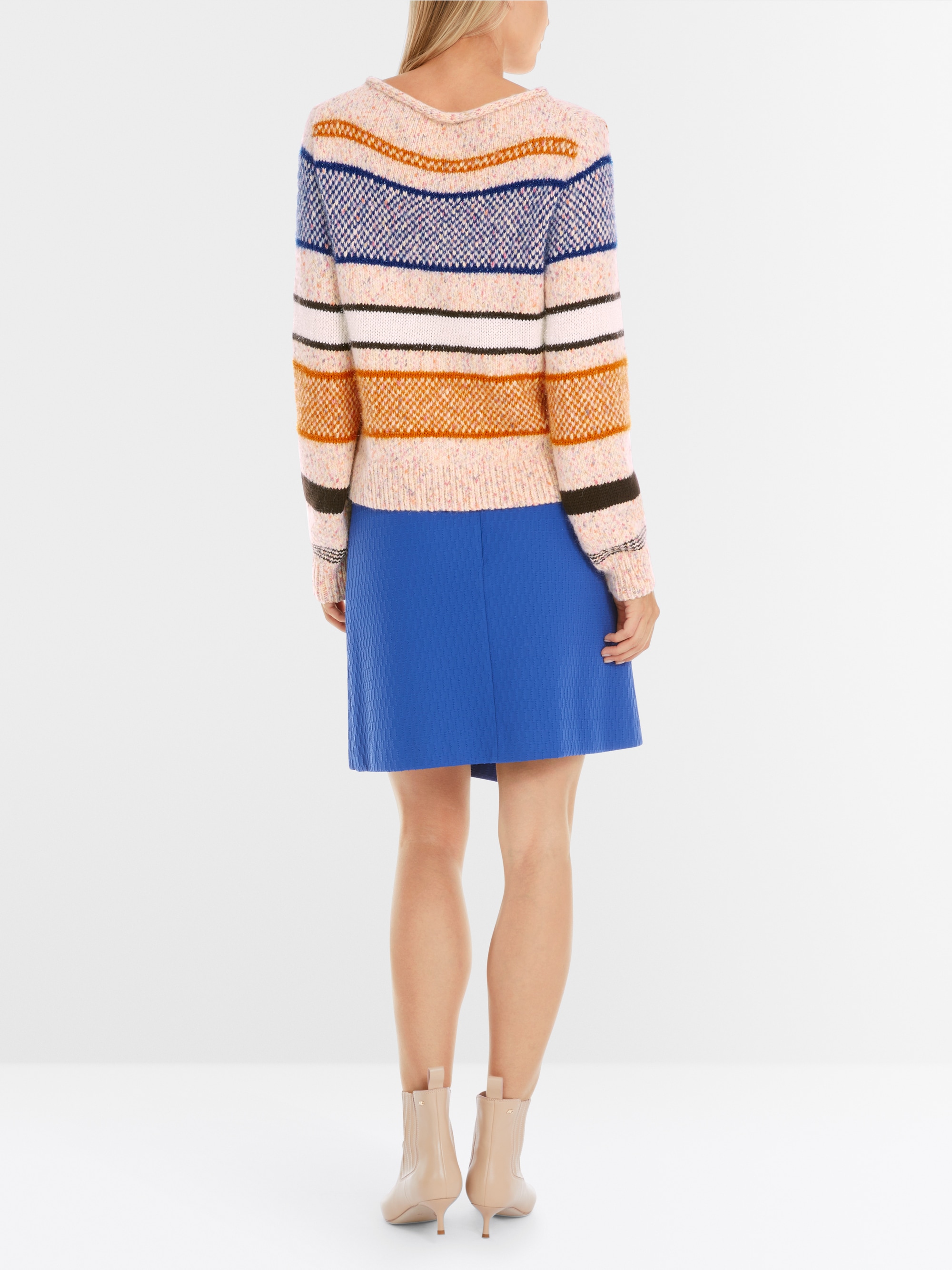Streifen-Pullover Knitted in Germany
