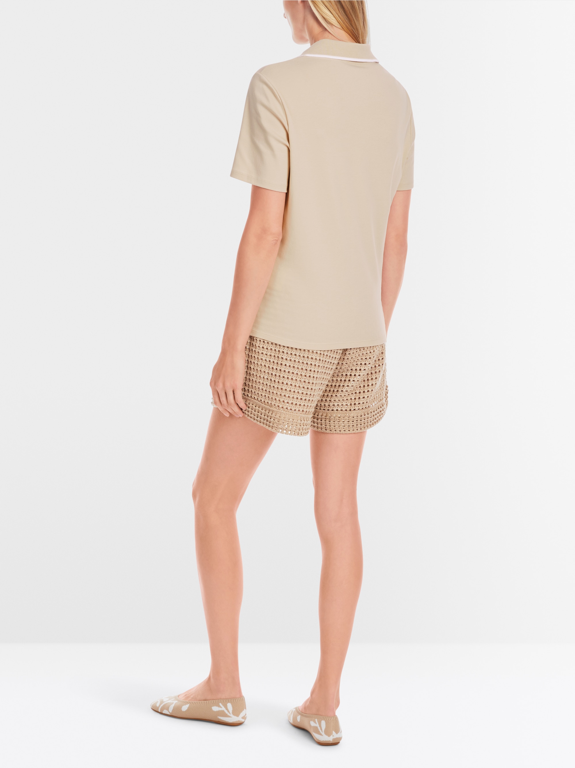 Poloshirt in katoenjersey