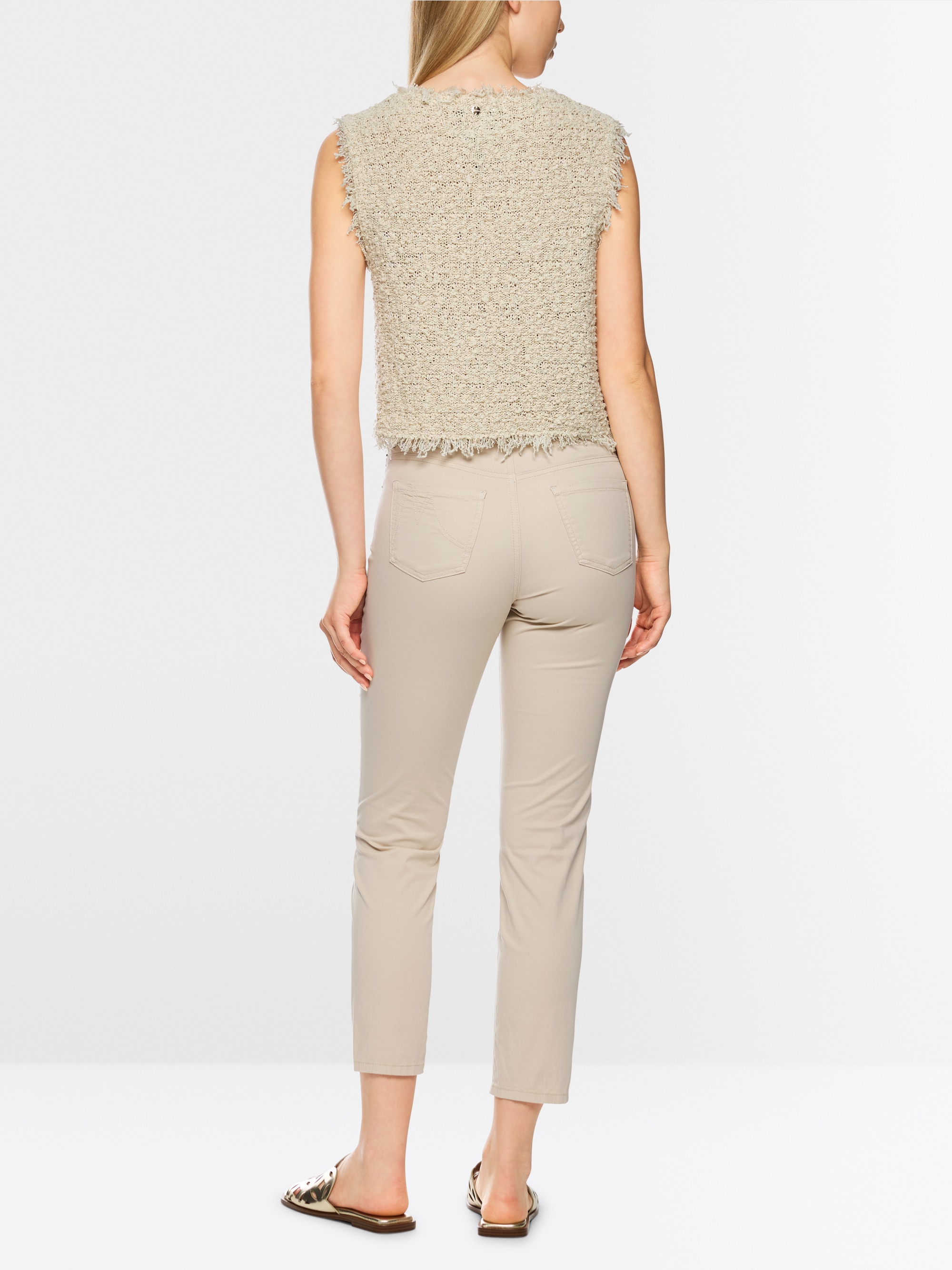 Pantalon cinq poches en uni - modèle SILEA