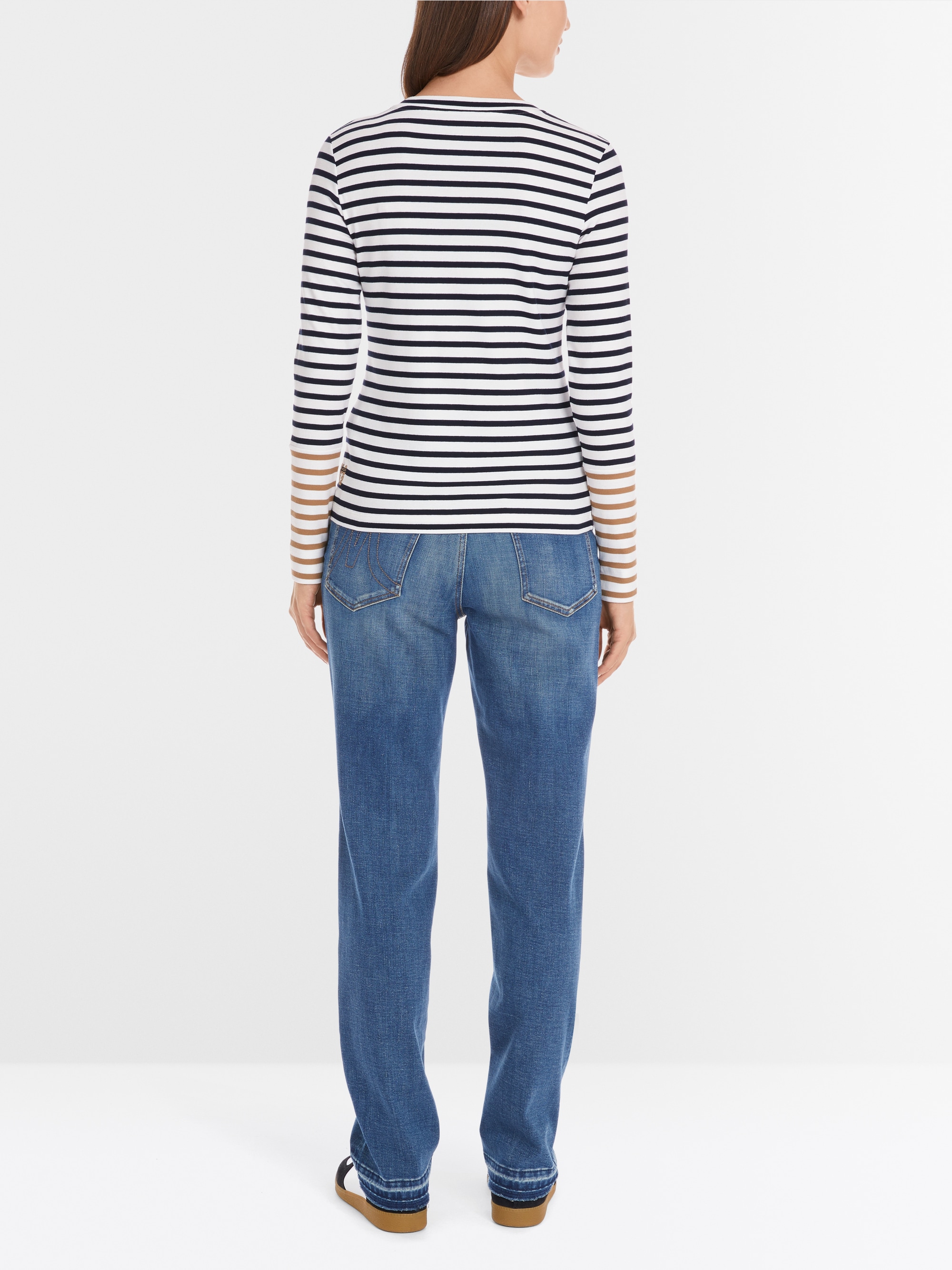 Longsleeve met gestreepte strepen
