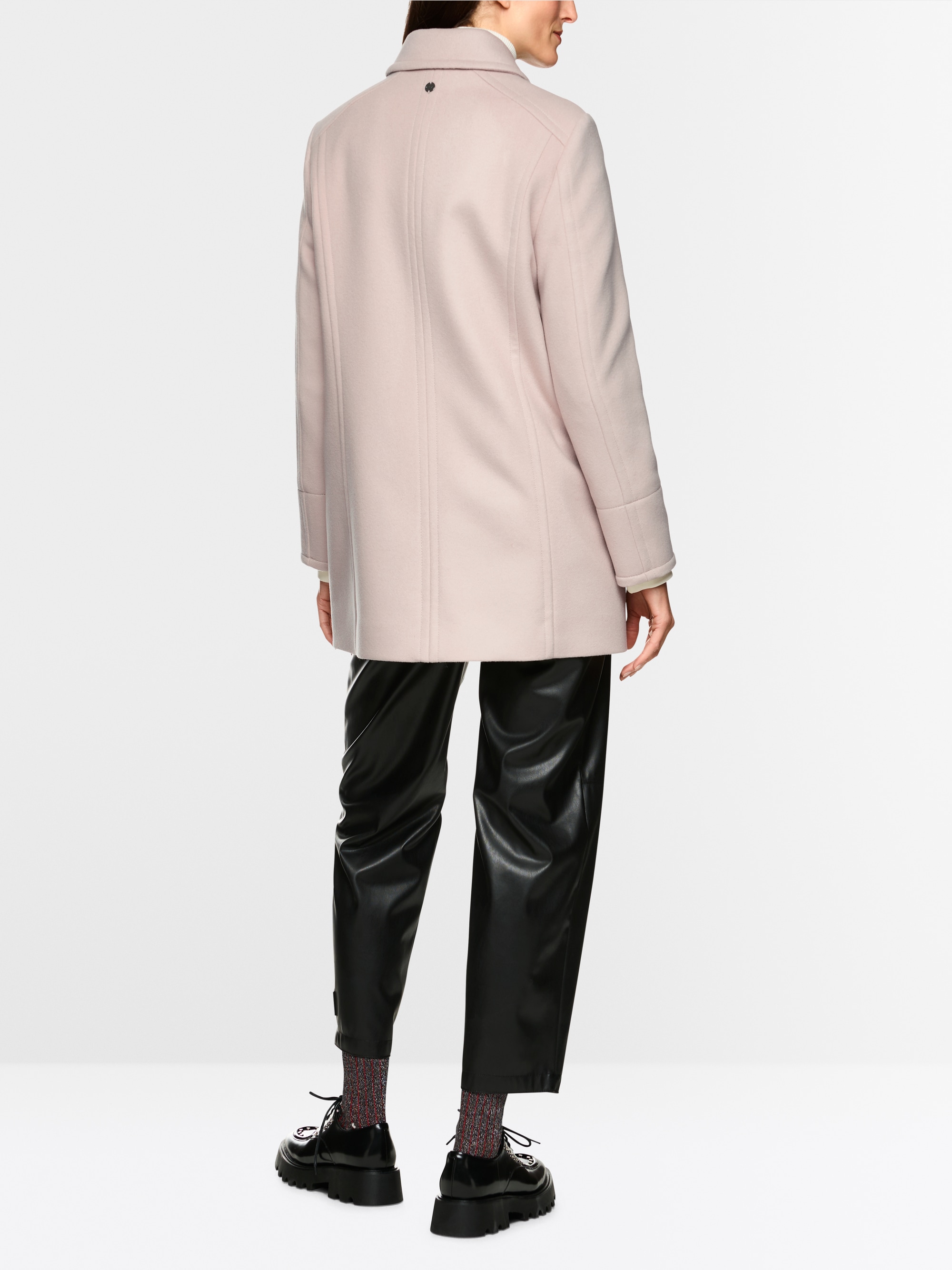 Jacke aus Schurwolle mit Kaschmir