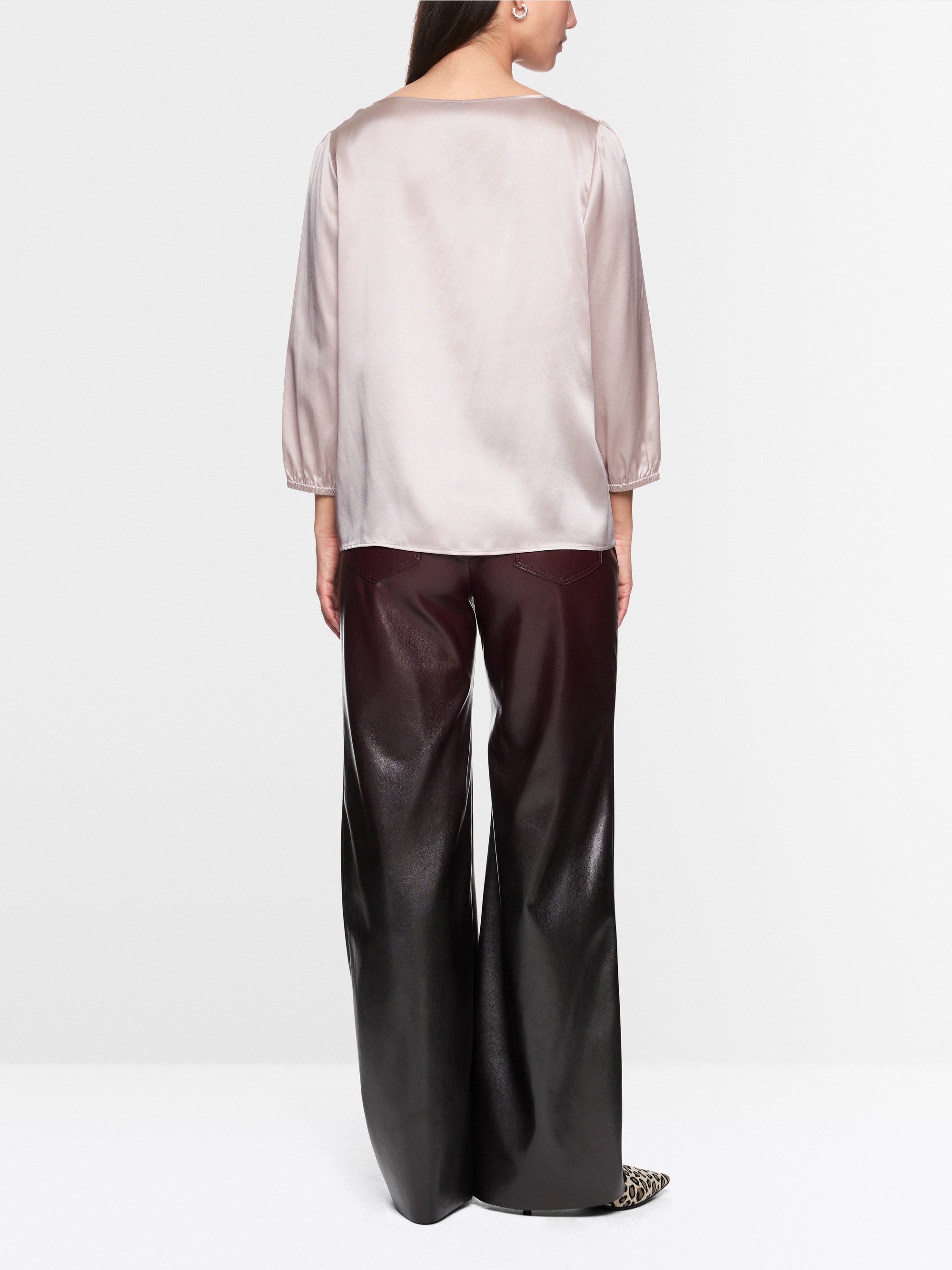 Blouse en soie ample