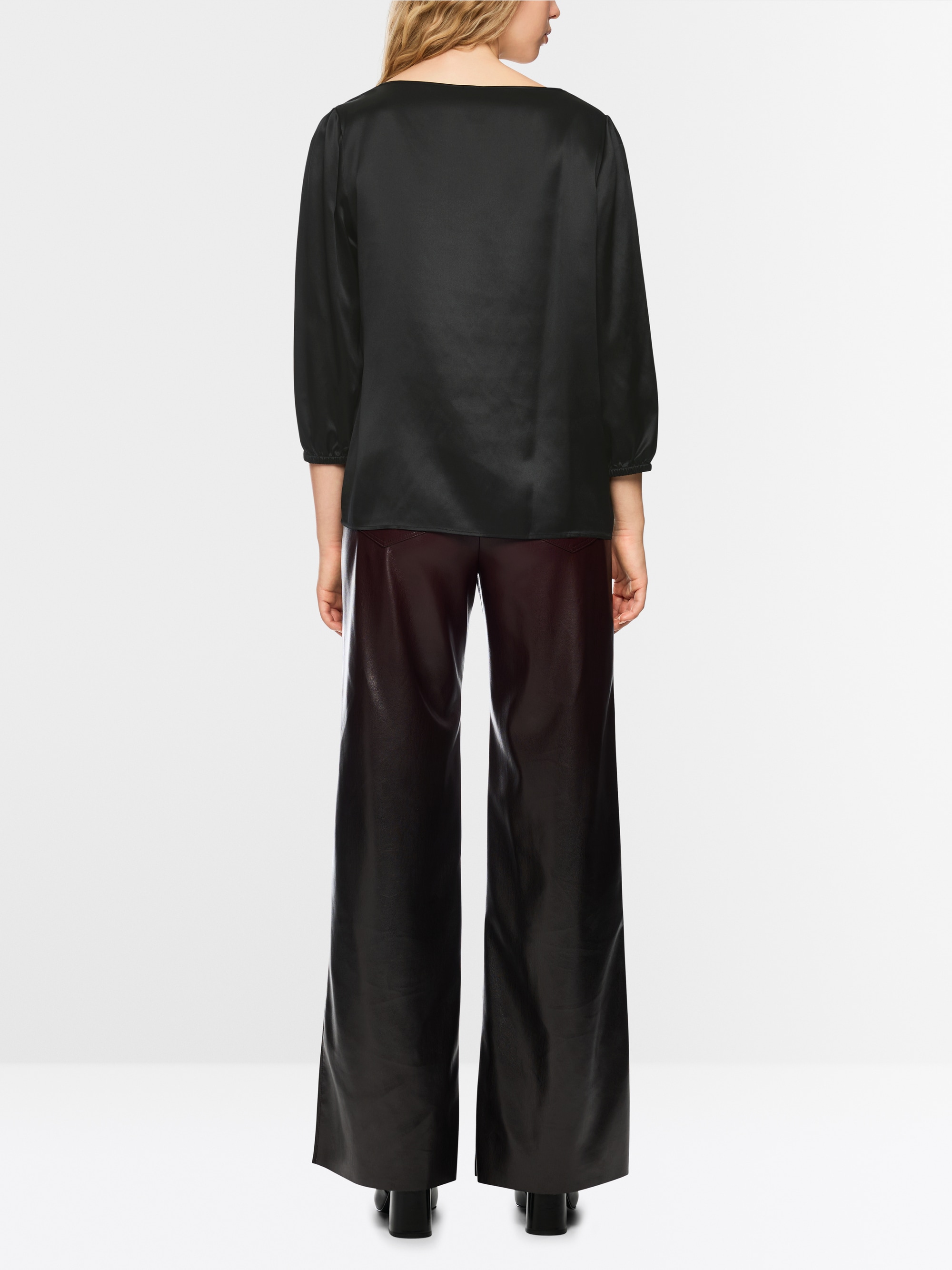 Lockere Seidenbluse