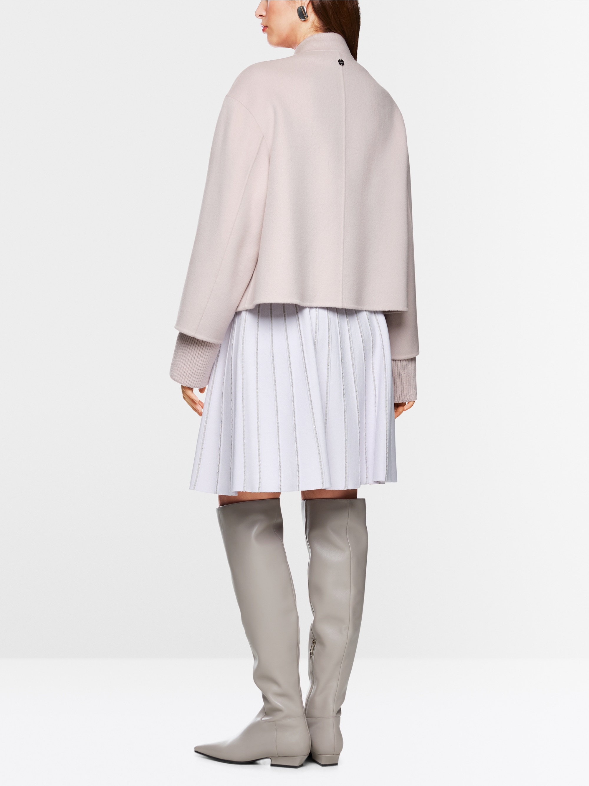 Veste oversize à manches côtelées