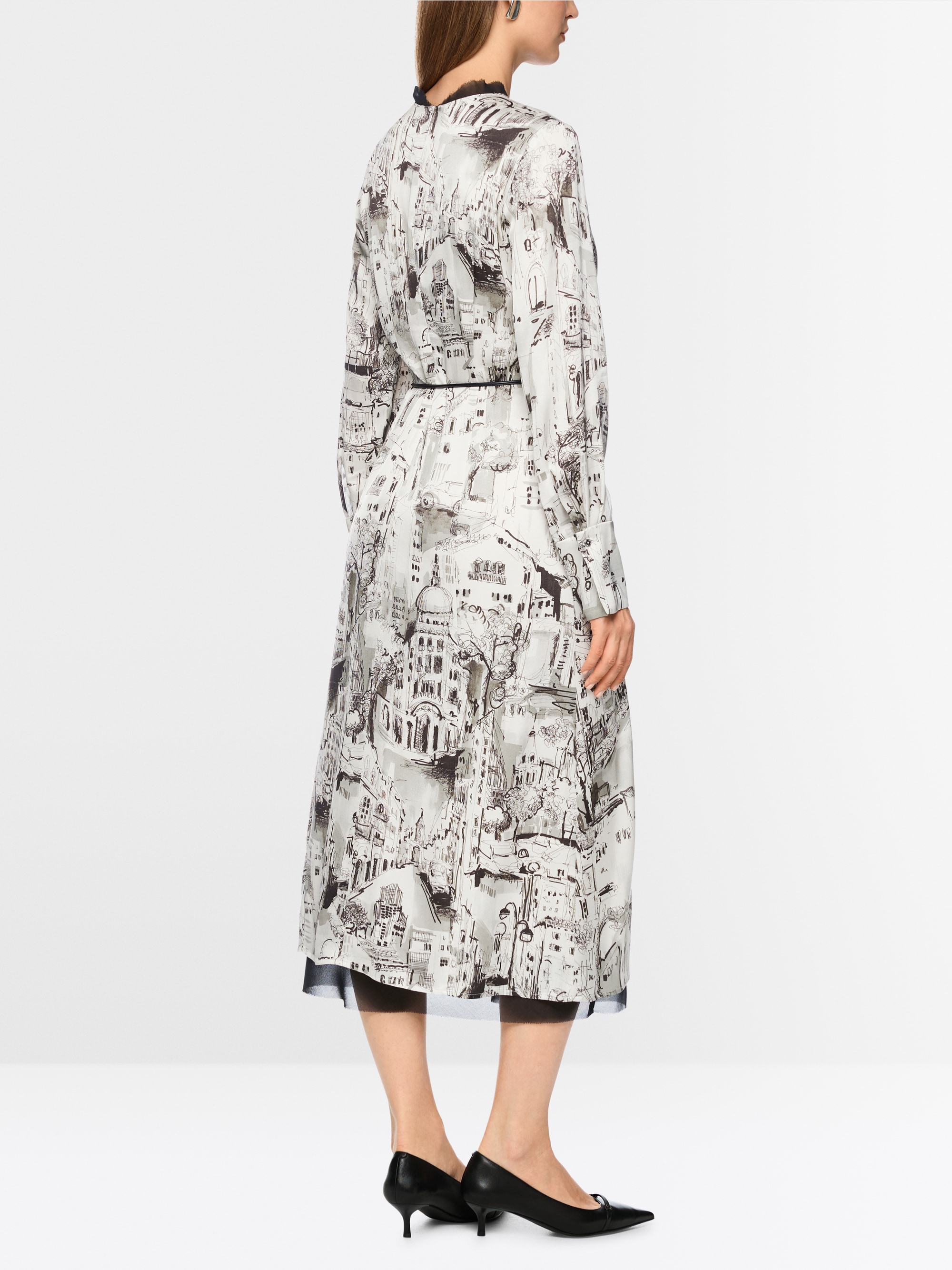 Robe imprimée en viscose