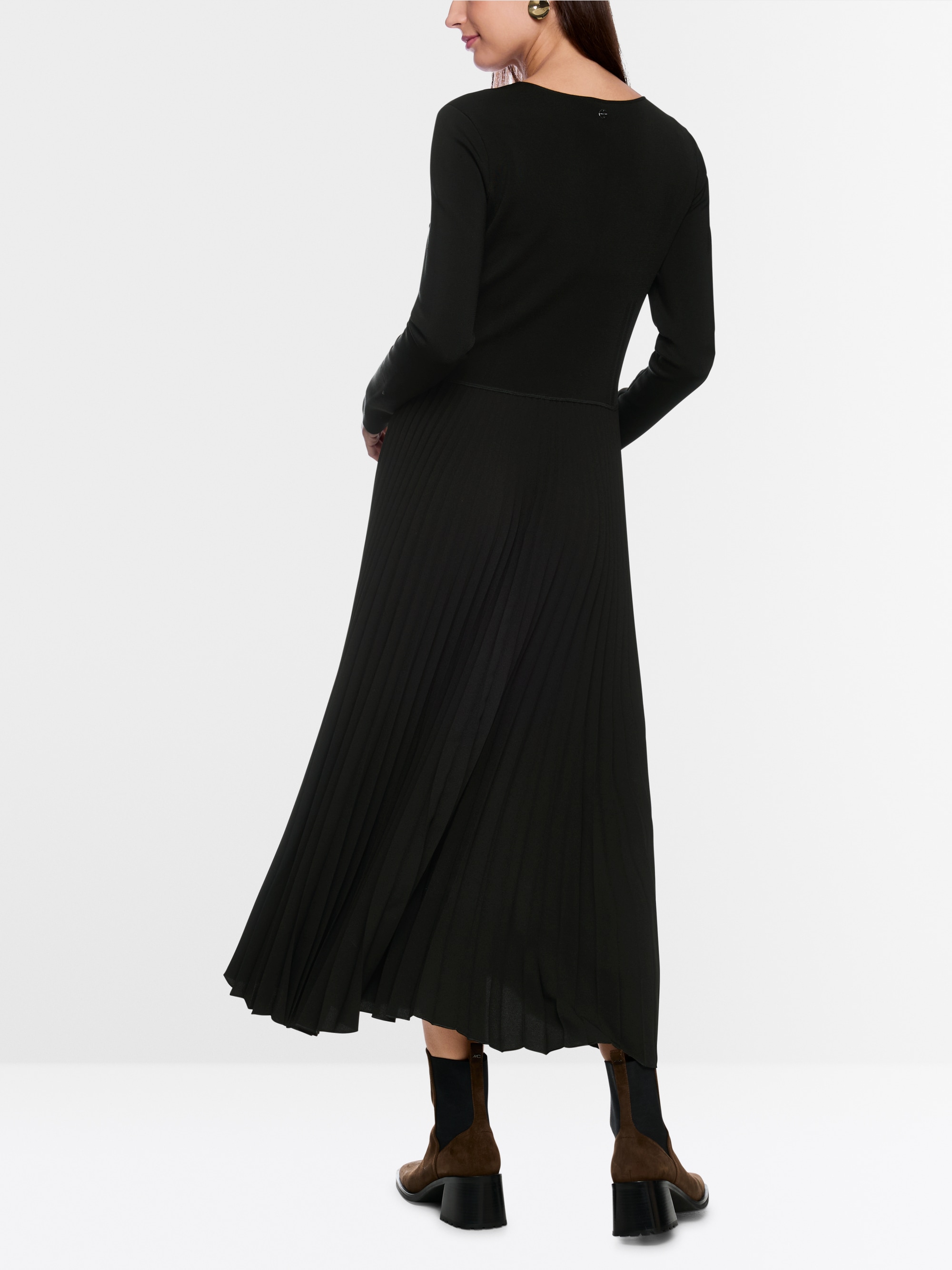 Robe en viscose plissée