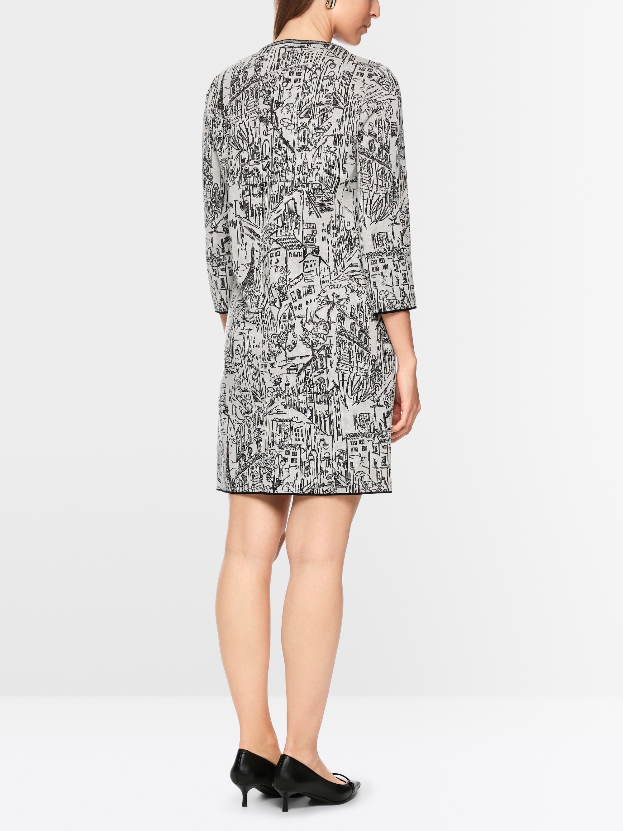 Knitted in Germany dress with motif