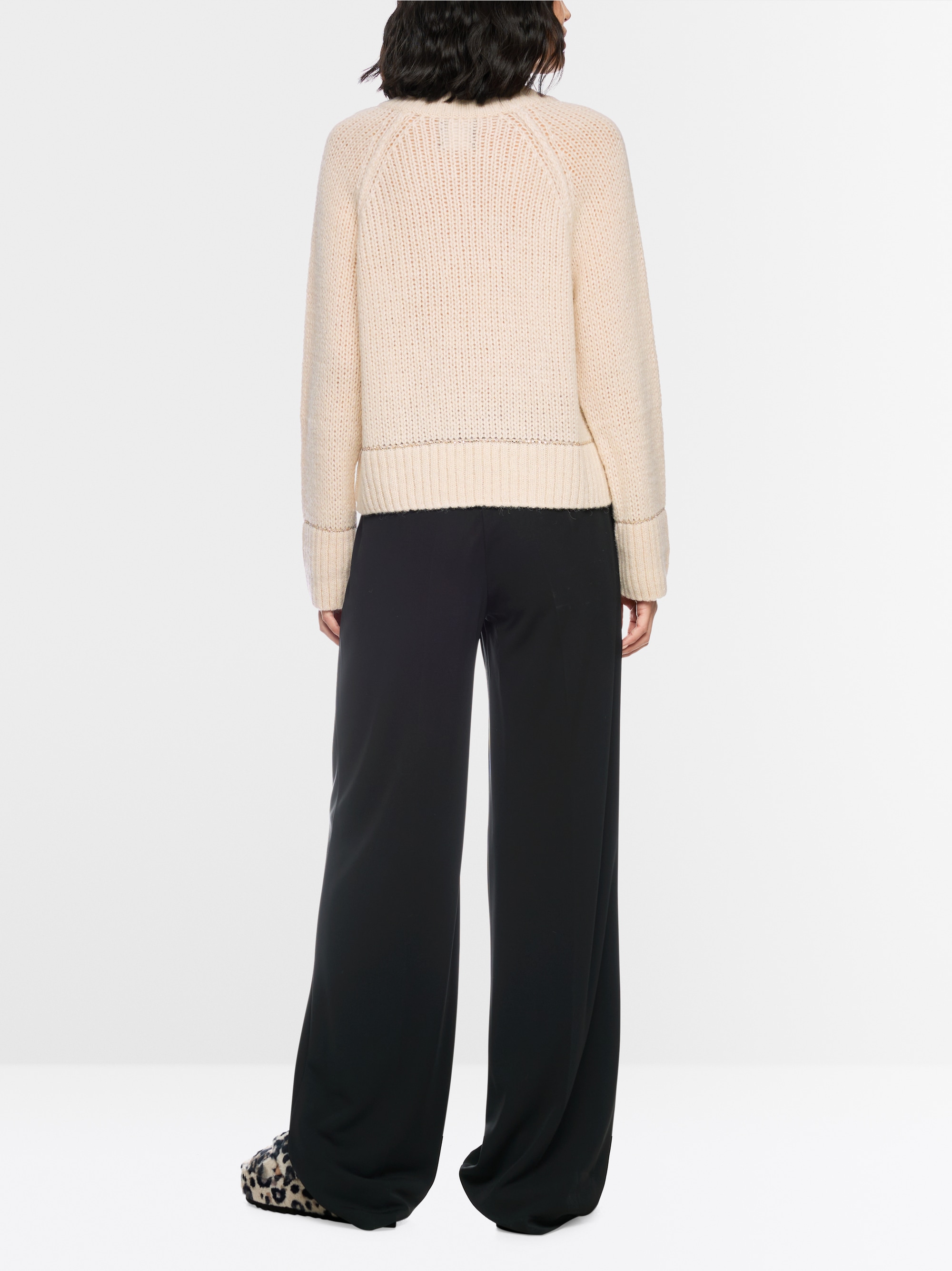 Grof gebreide trui, Knitted in Germany