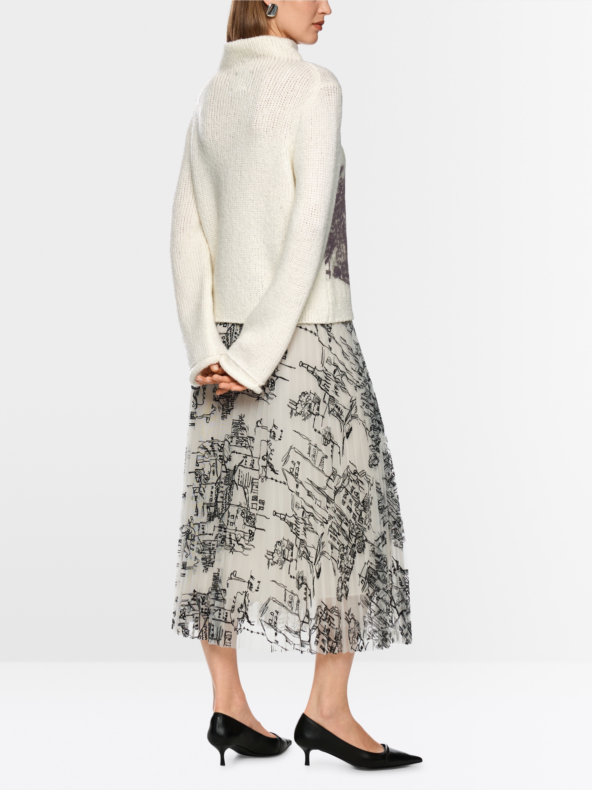 Knitted in Germany jumper with motif