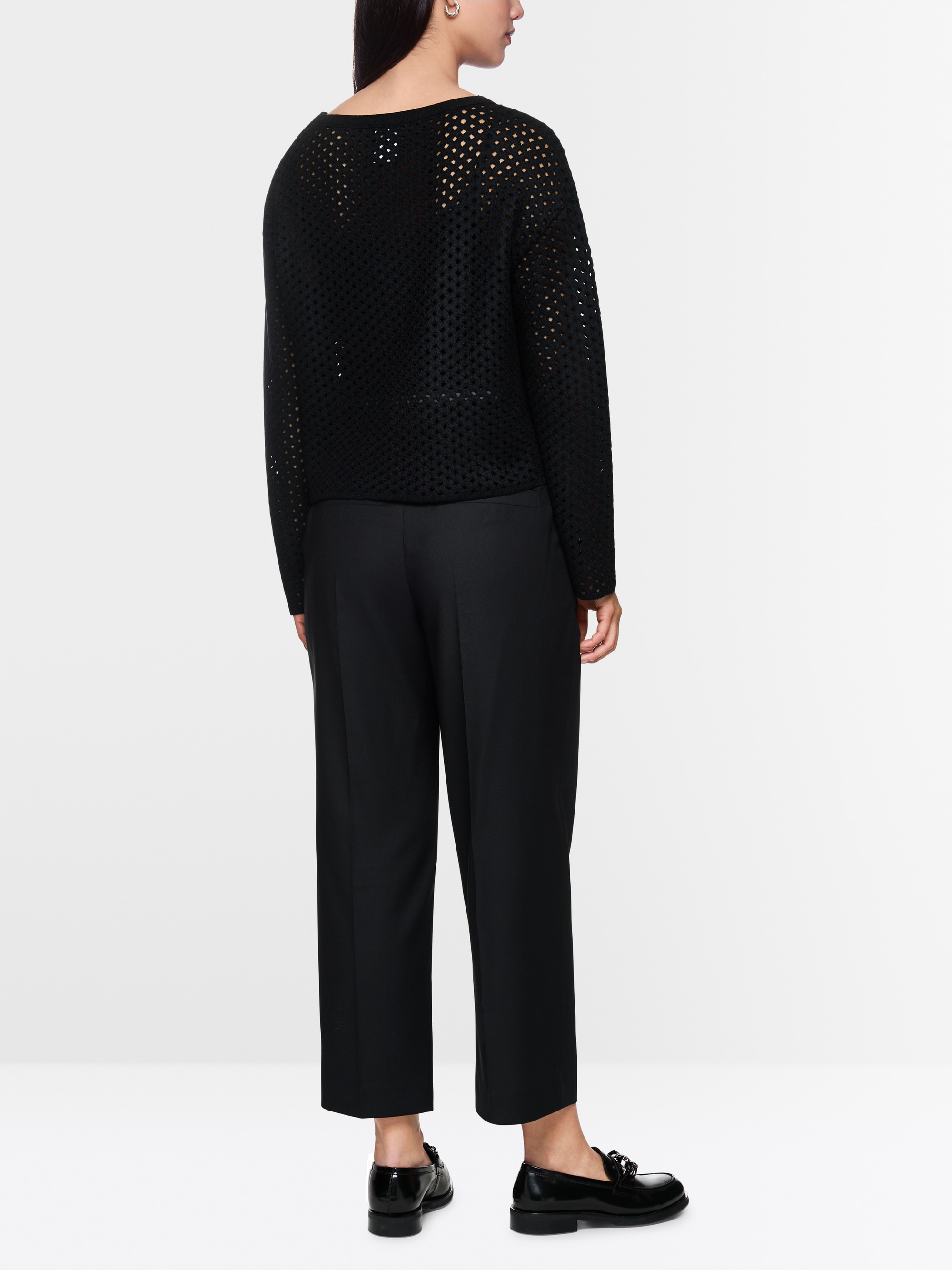 Pull en maille ajourée tricoté en Allemagne