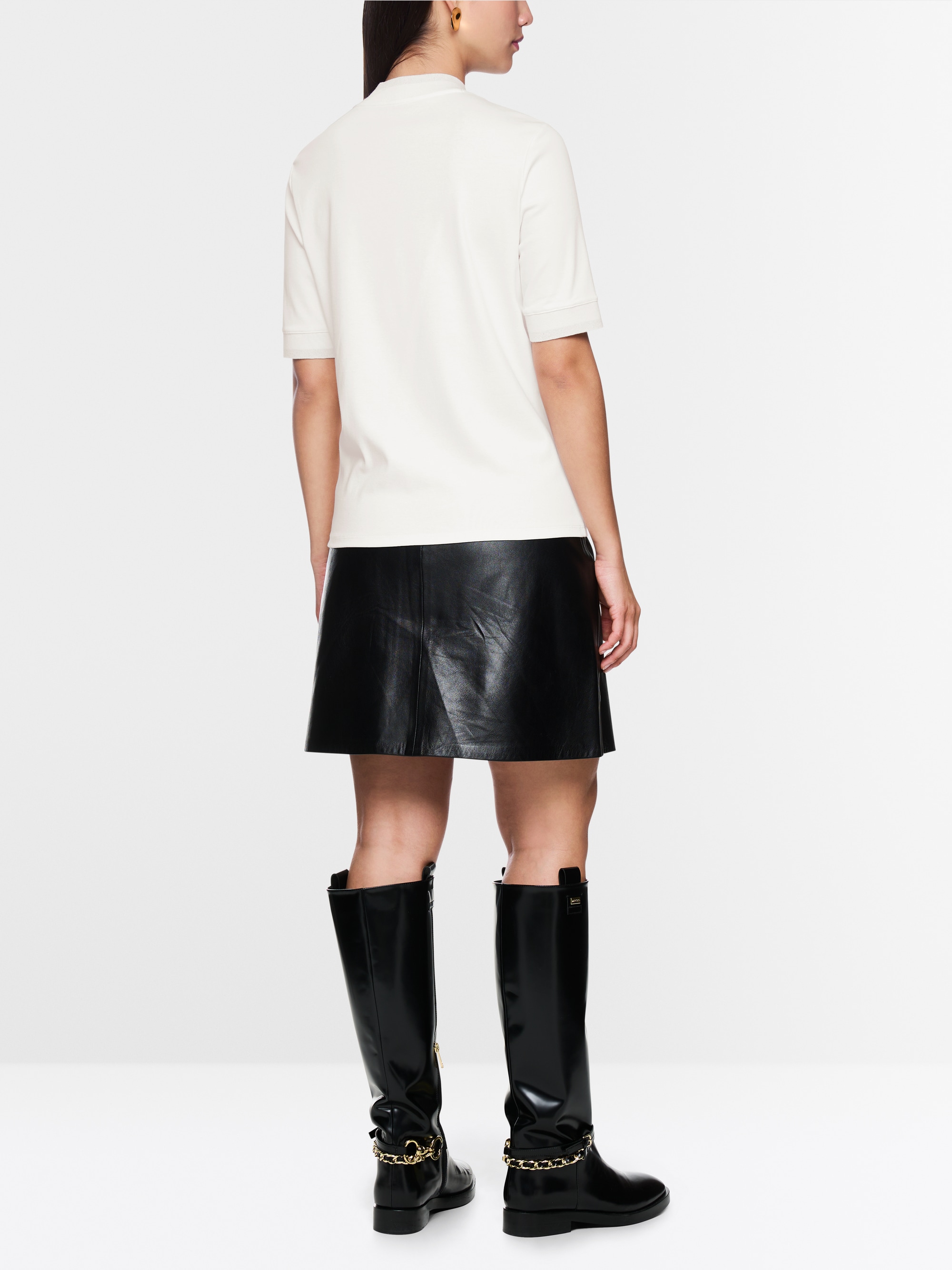 T-shirt avec détails en lurex