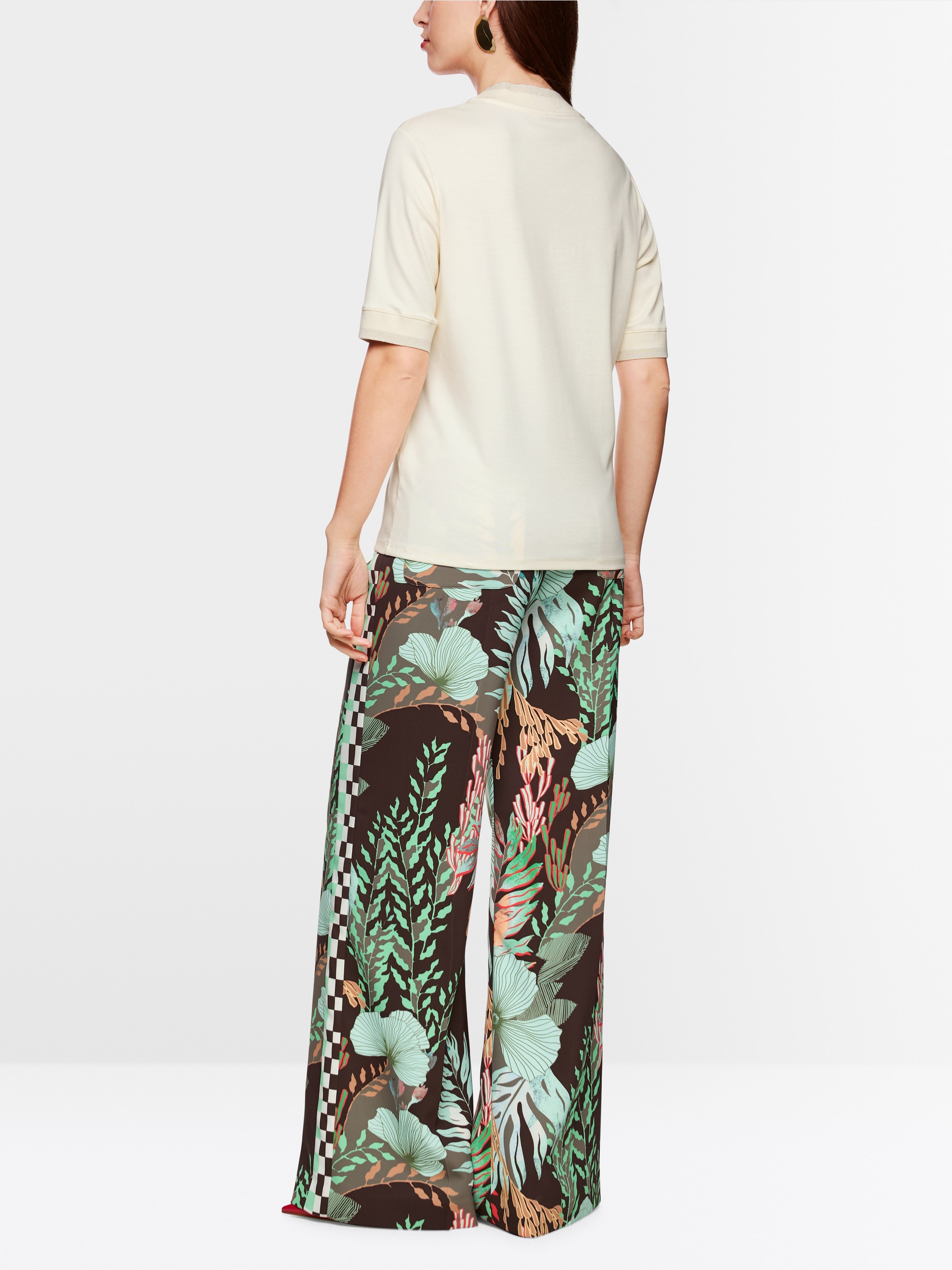 T-shirt avec détails en lurex