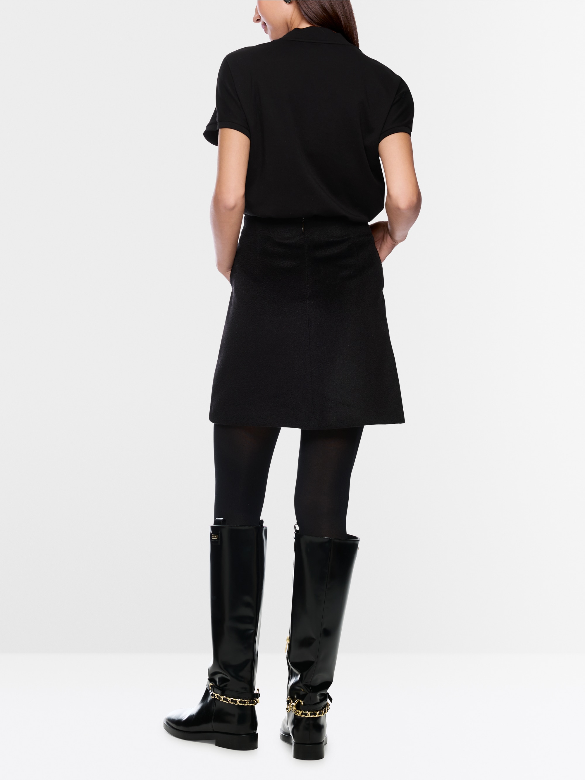 T-shirt en coton avec imprimé plumes