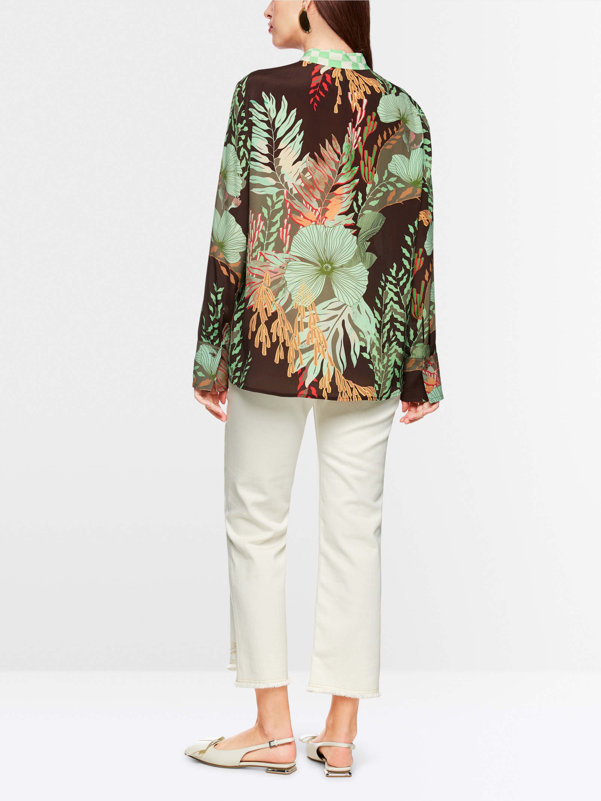 Leichte Bluse mit floralem Print
