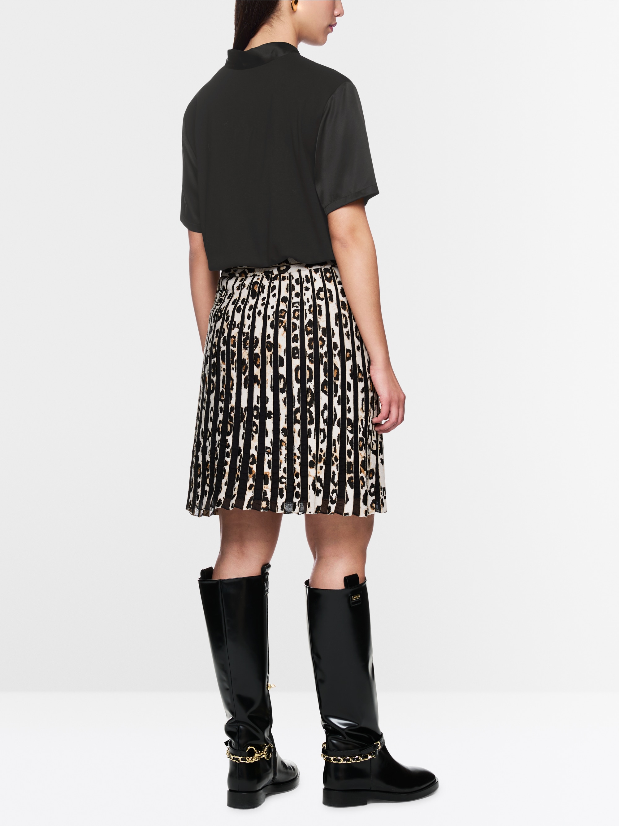 Blouse-chemise à col lavallière