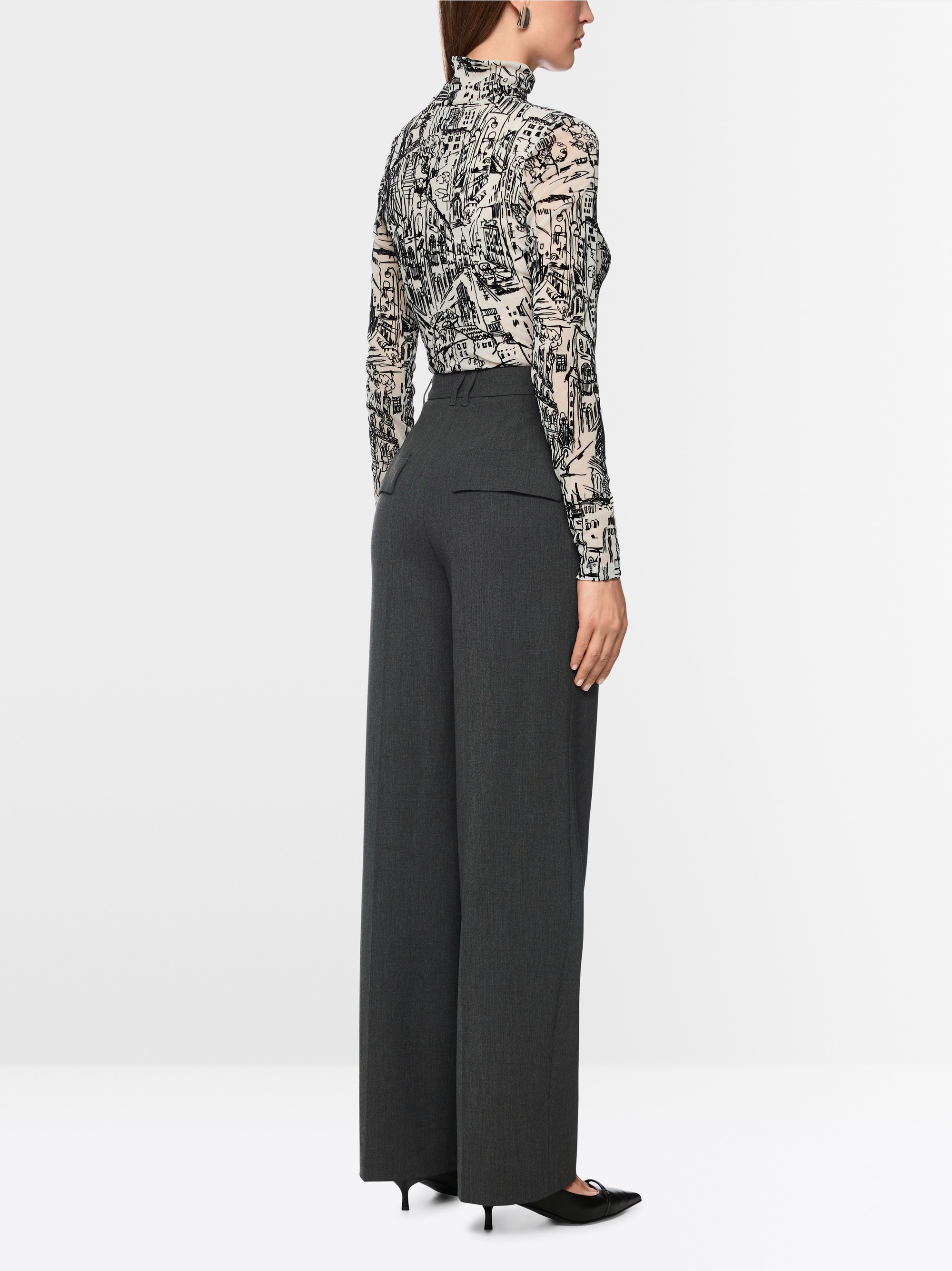 Wide Fit Hose WUKARI mit High Waist