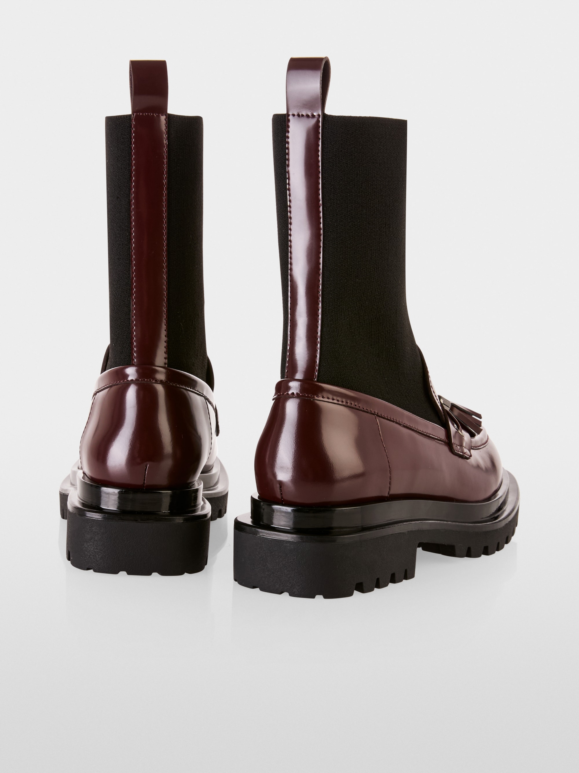 Mocassins à tige tricotée