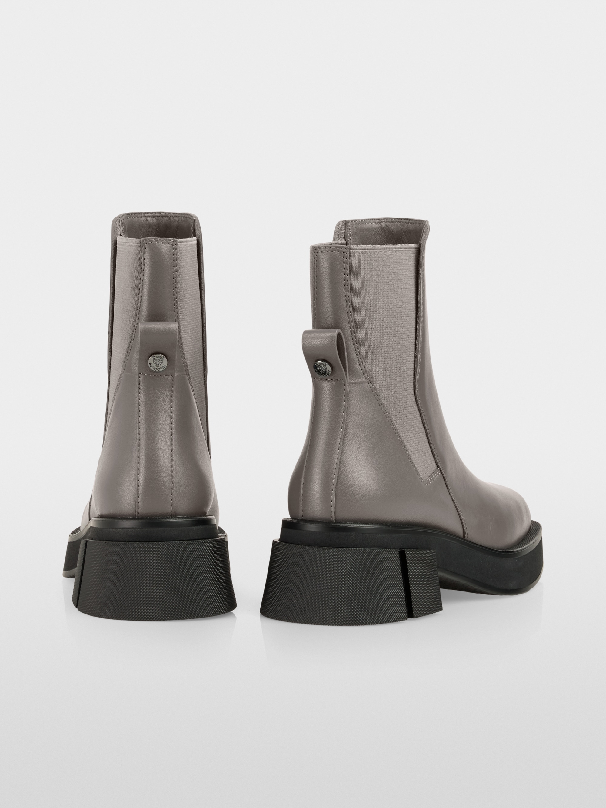 Bottines Chelsea à talons larges