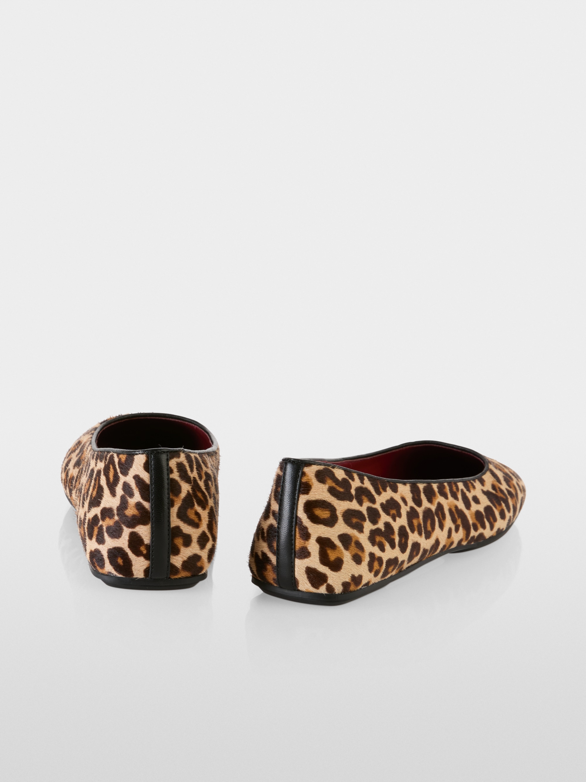 Ballerines Leo avec fourrure de poney