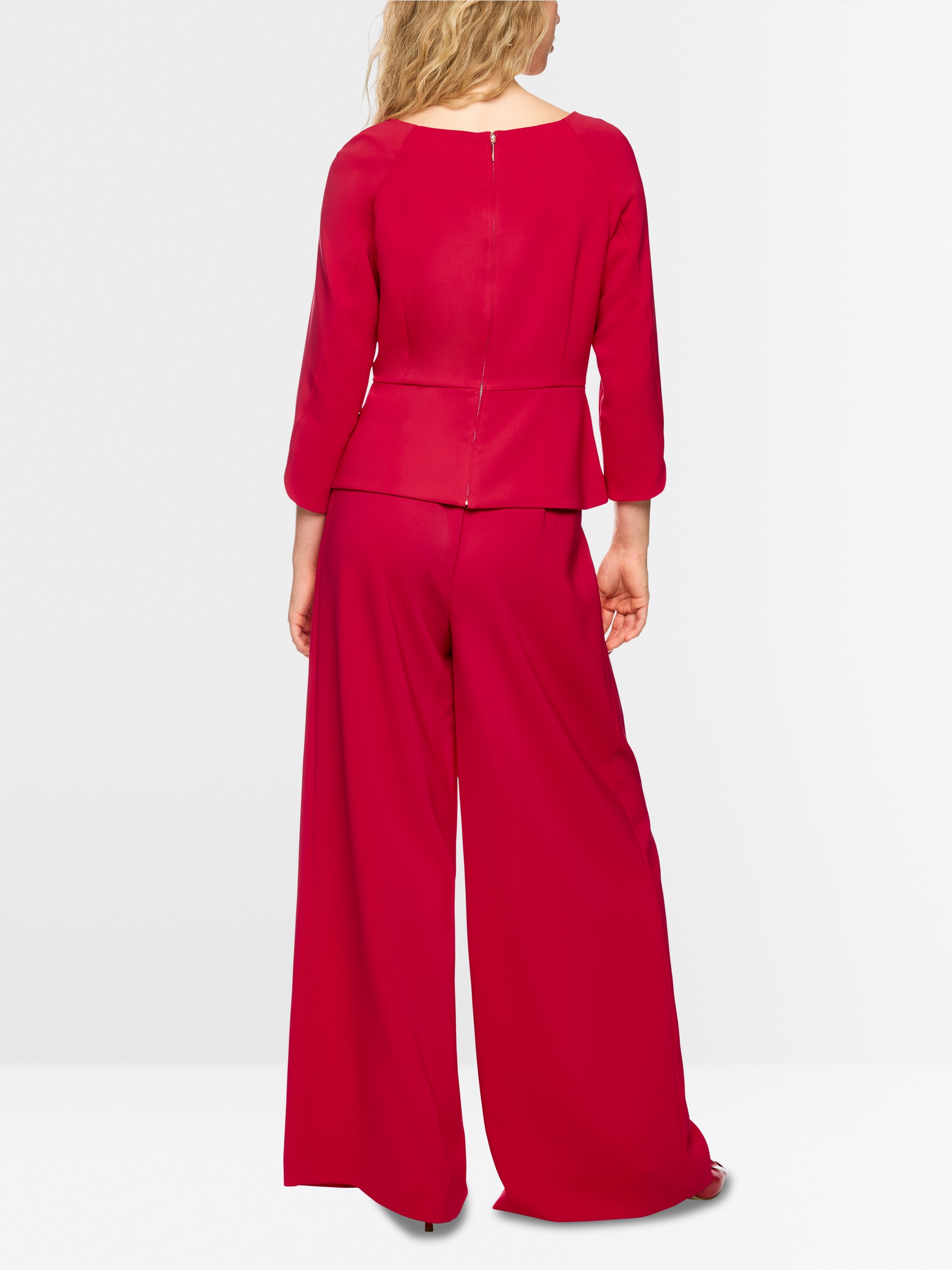 Elegant blouse with peplum