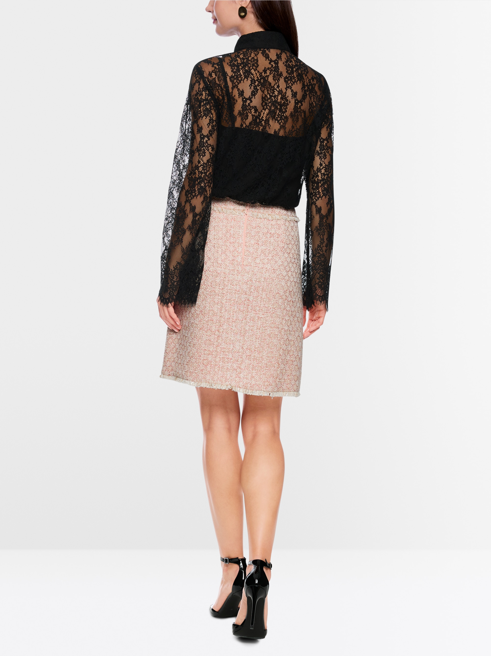 Bluse aus Spitze