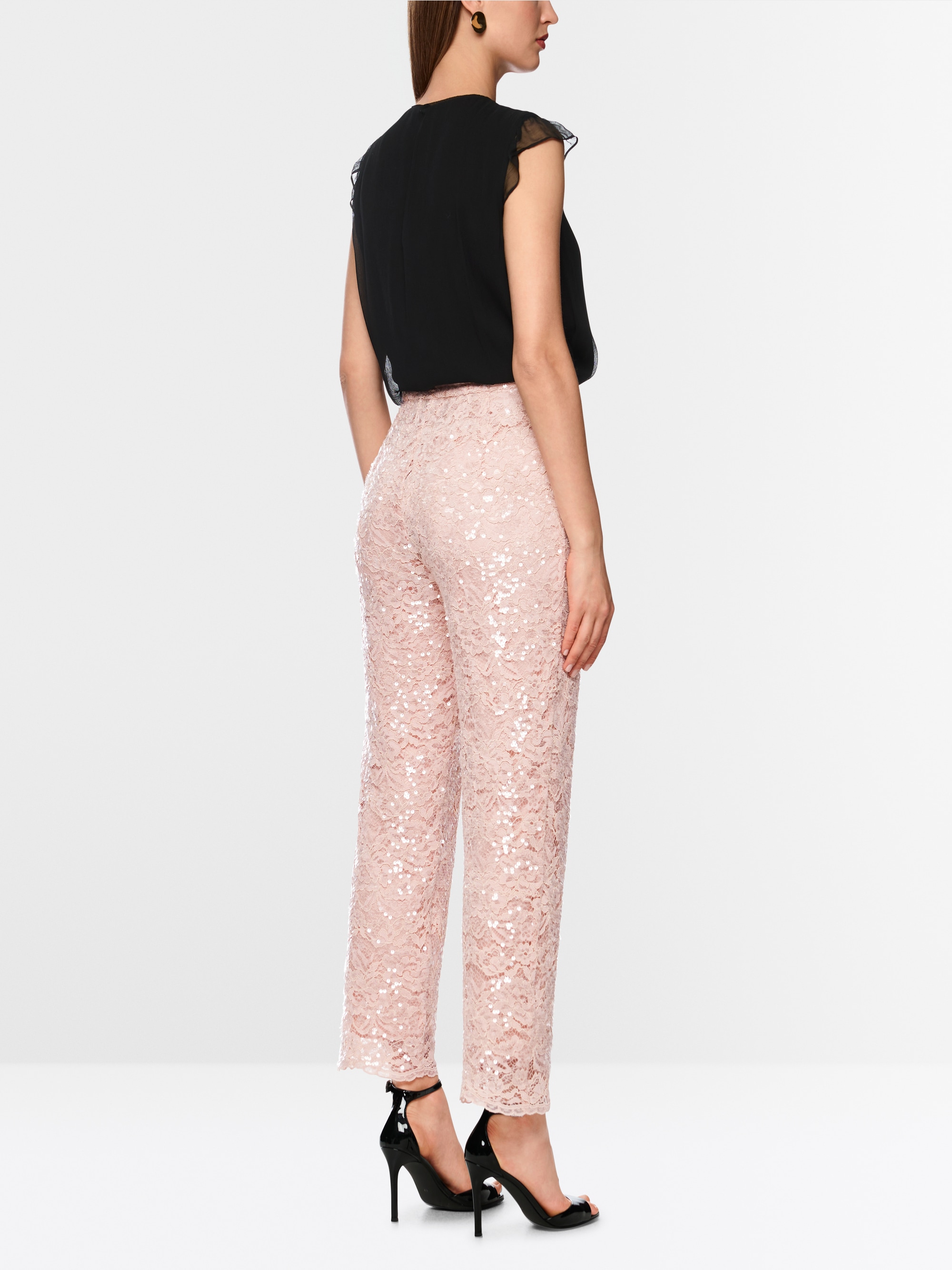 Hose FRIA mit Pailletten und Spitze