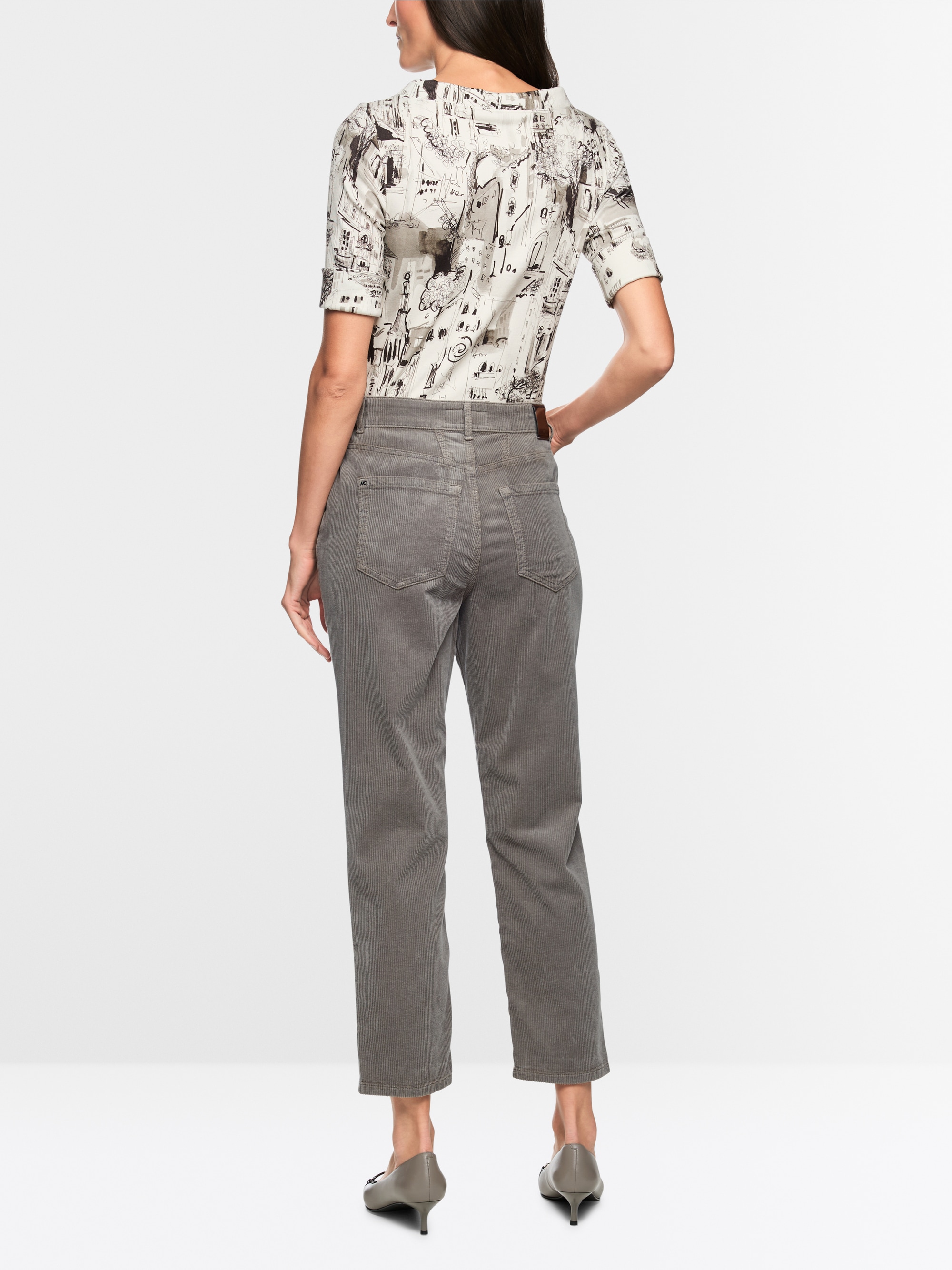 Cordhose RIAD mit High Waist