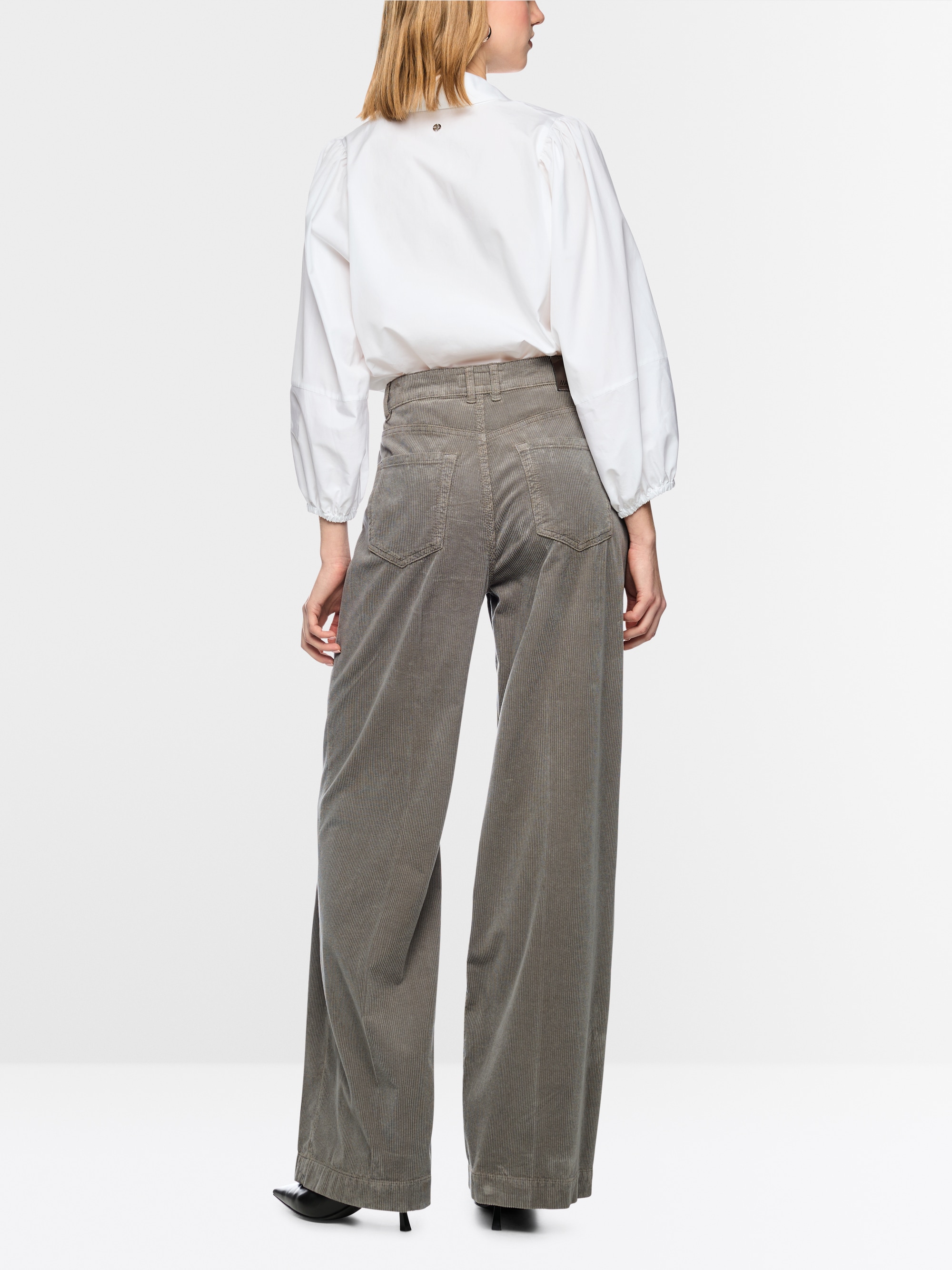 WARRI corduroy trousers with creases