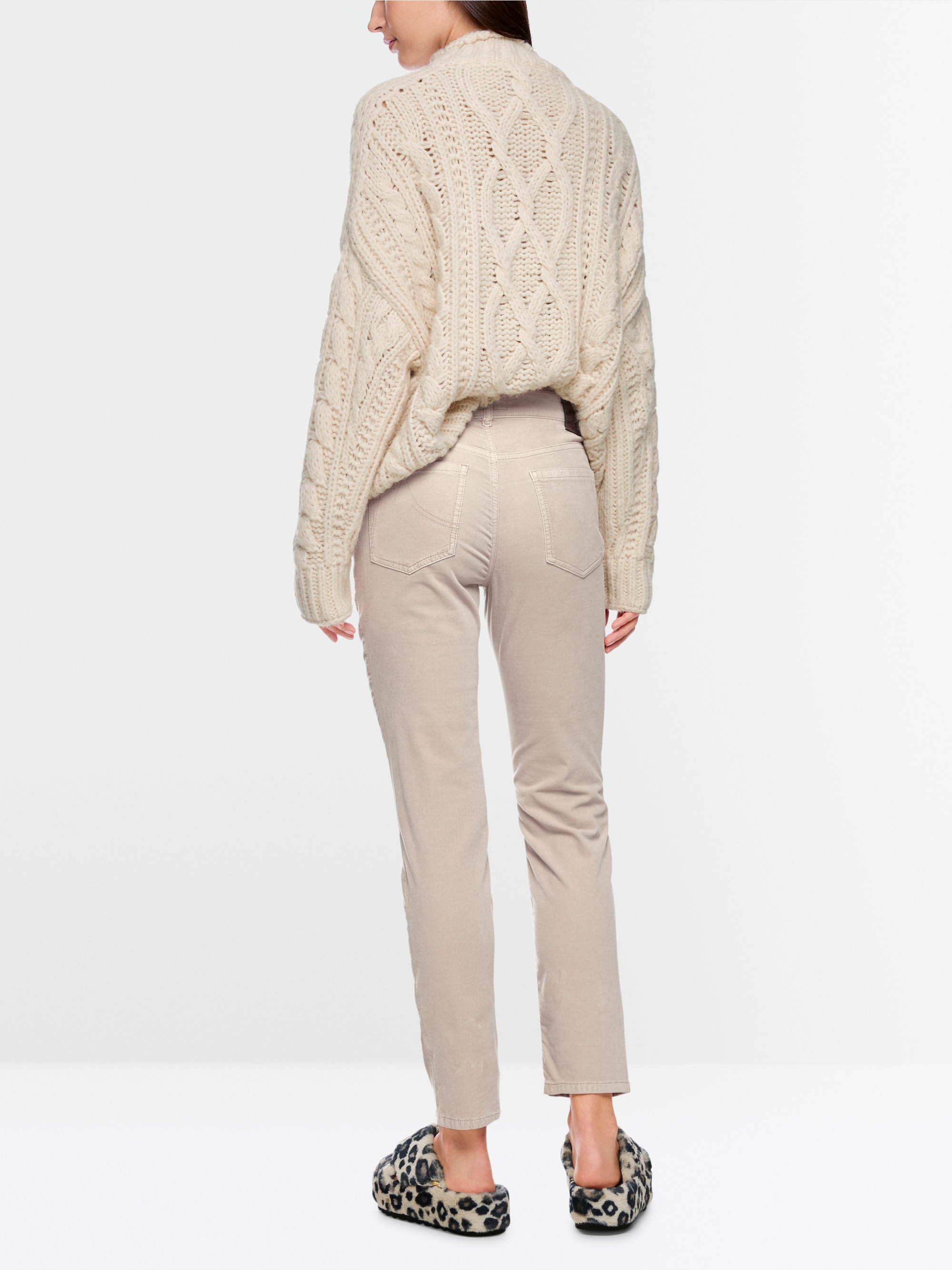 Pantalon Slim Fit SILEA en velours