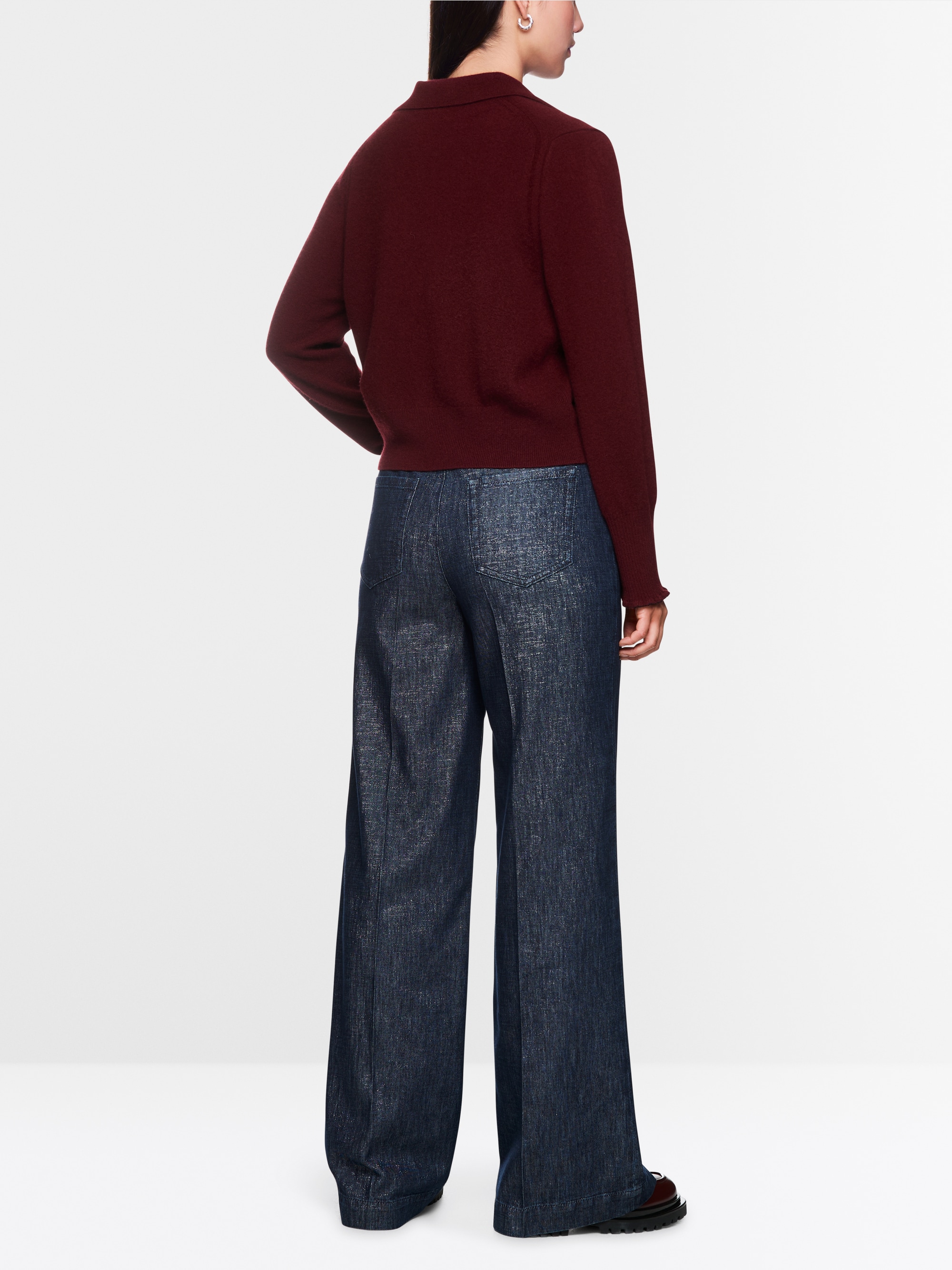 Jean large WARRI à effet pailleté