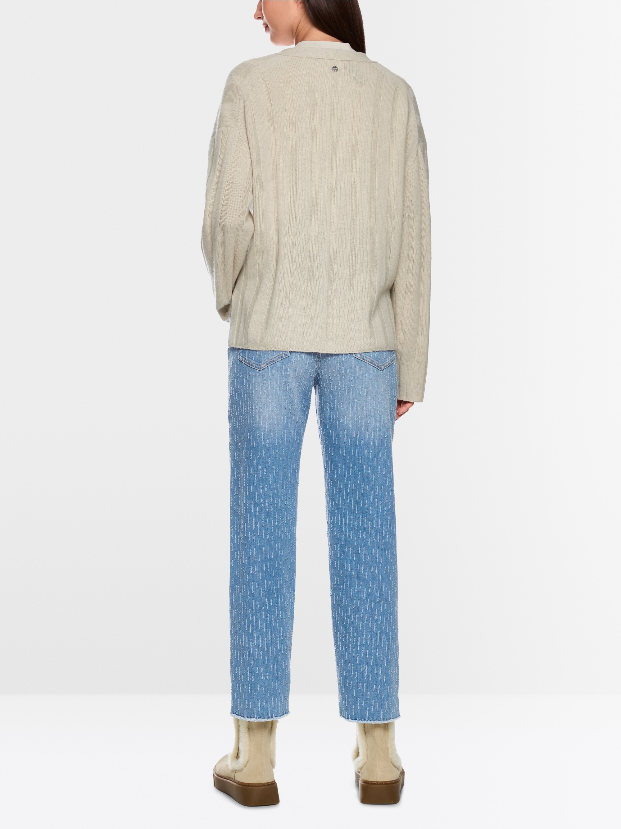 Jeans ROHA in Bouclé-Optik