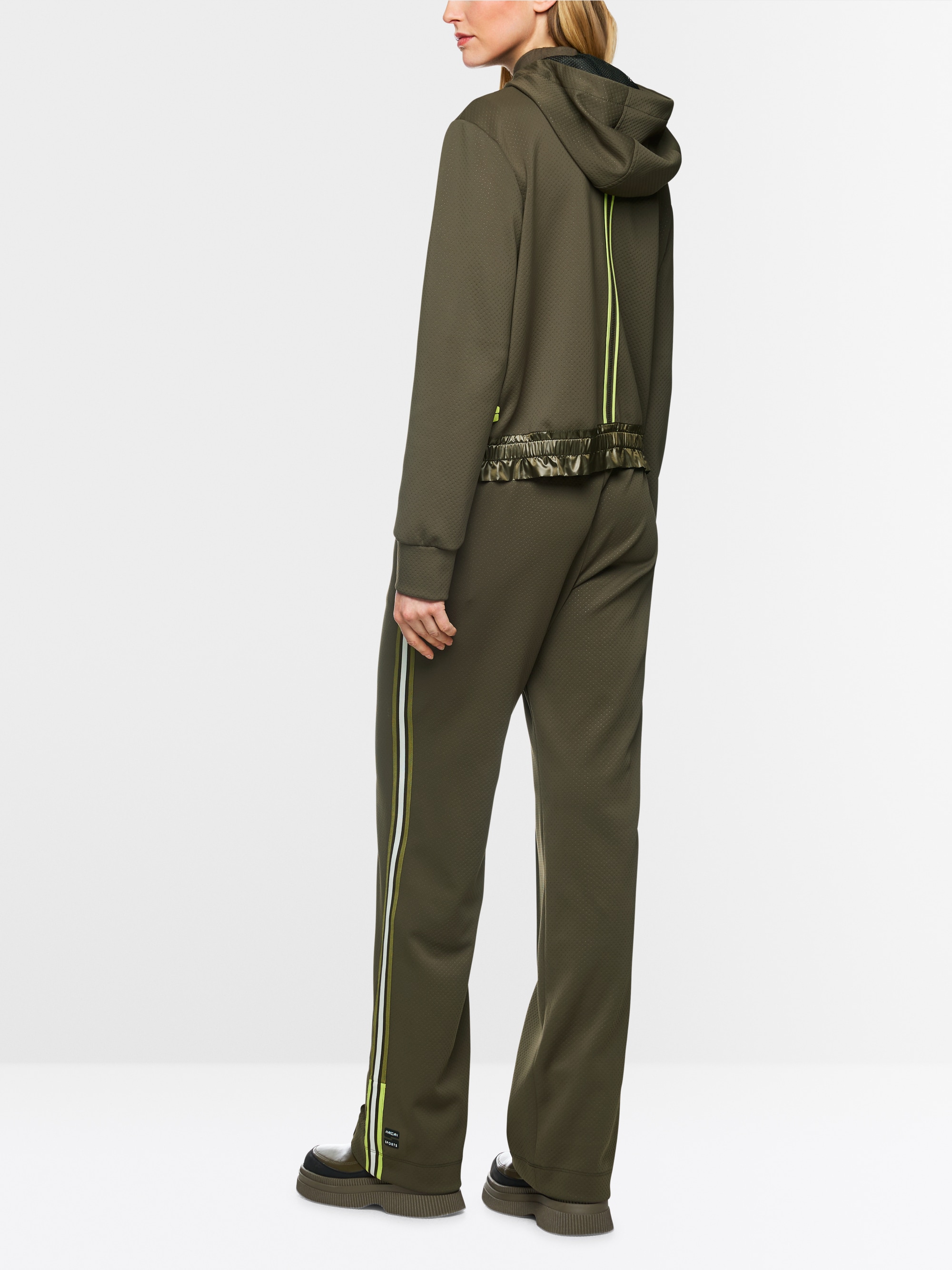 Veste sportive à rayures contrastées