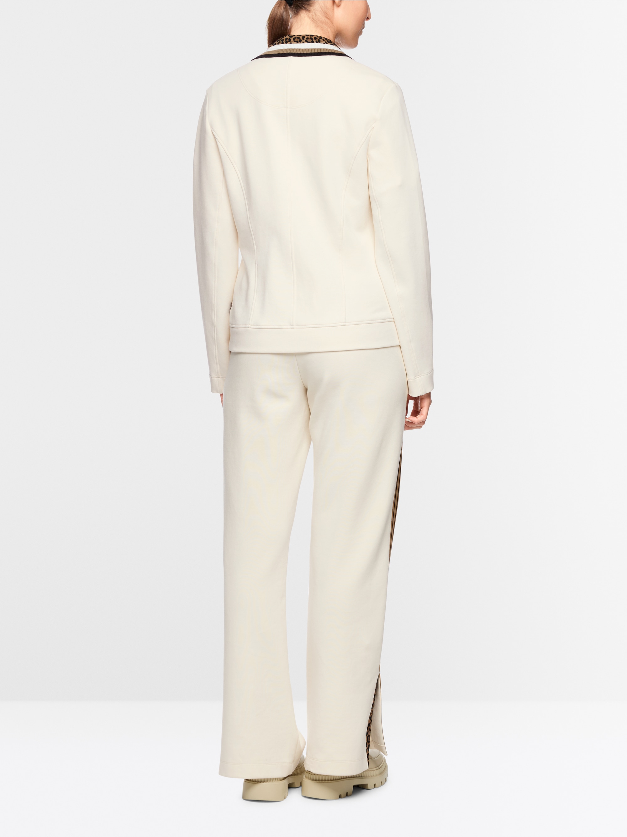 Single-breasted blazer in beaver