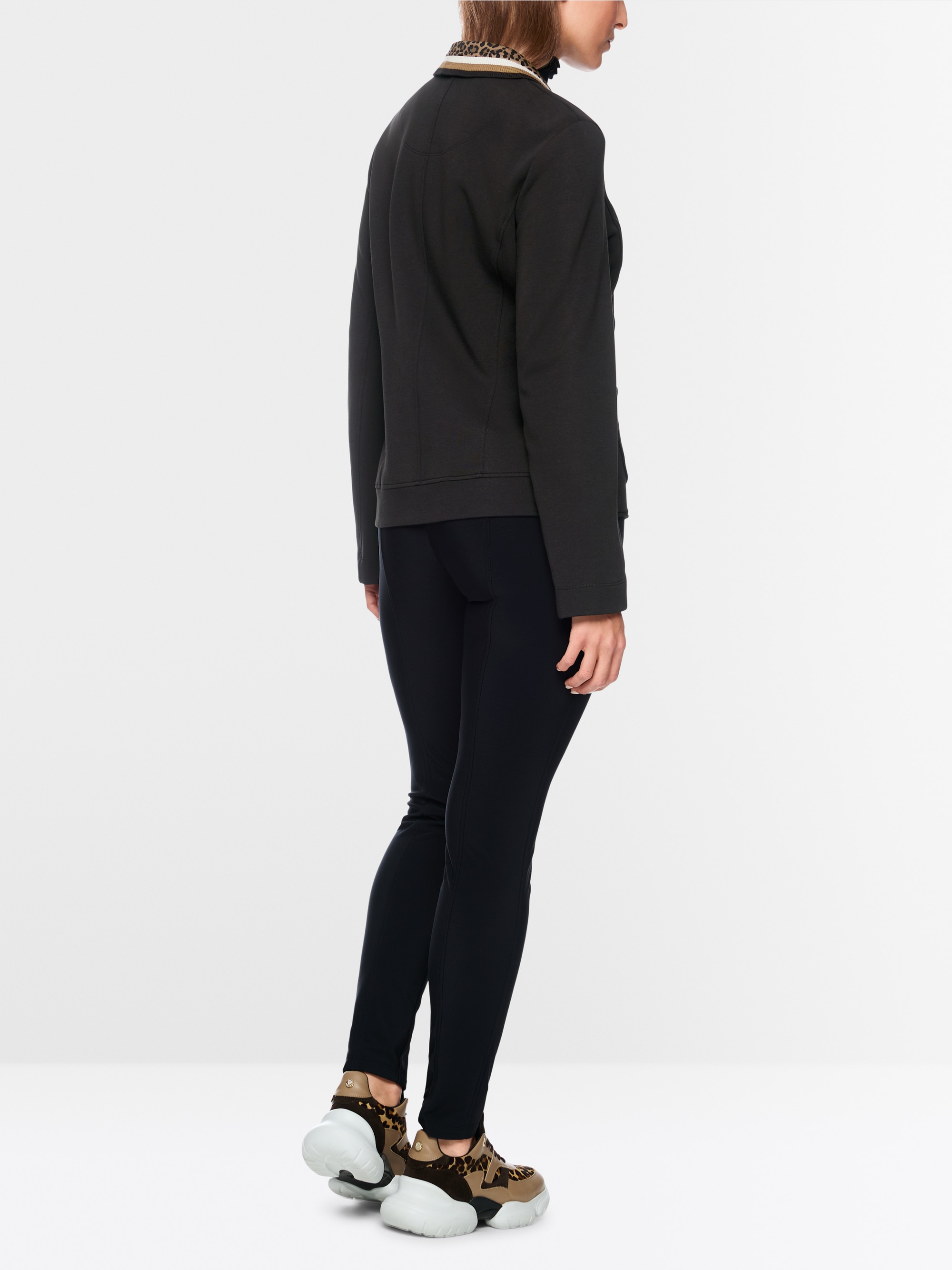 Single-breasted blazer in beaver