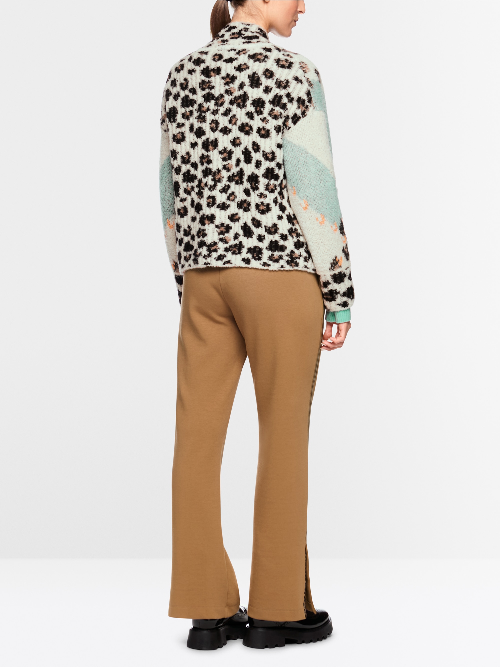 Cardigan ouvert – « Knitted in Germany »
