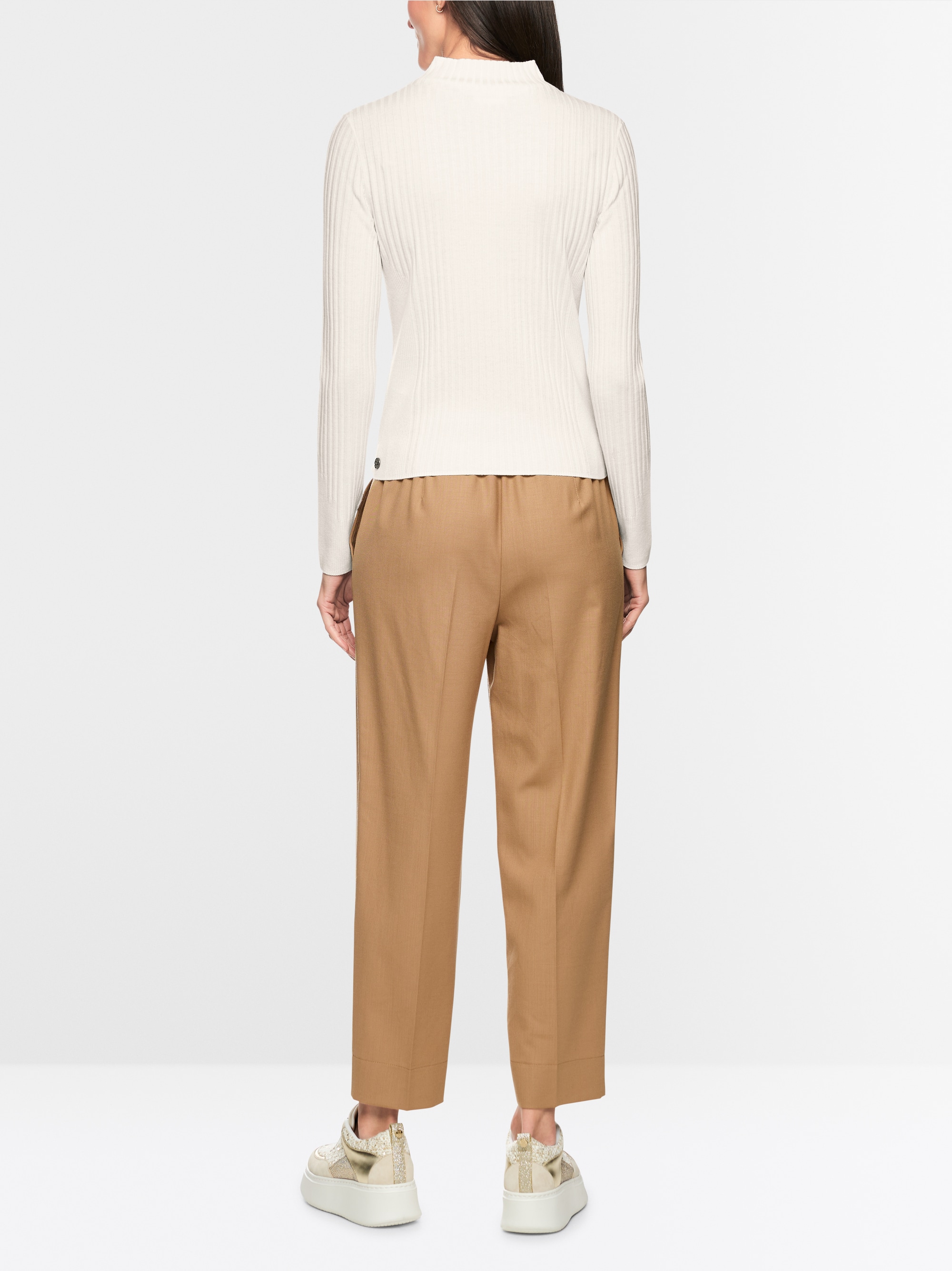 Feinripp-Pullover "Rethink Together"