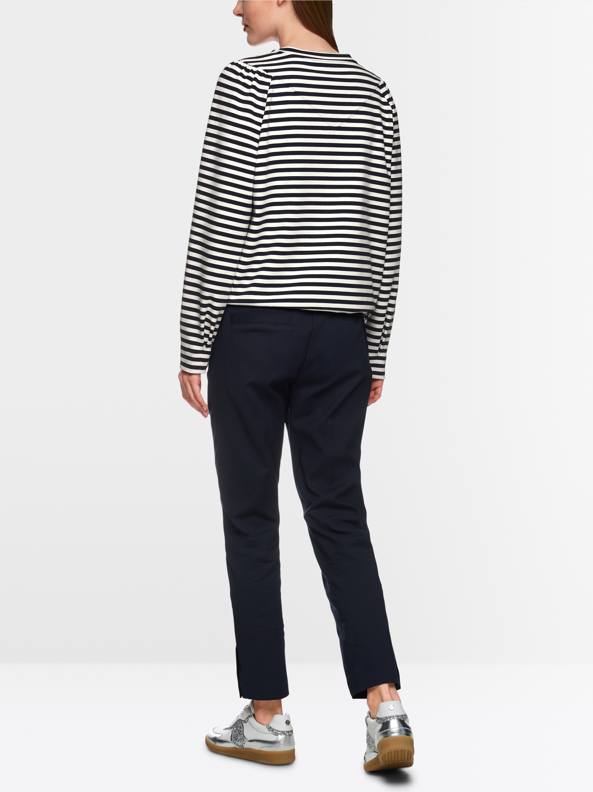 Geringeltes Sweatshirt