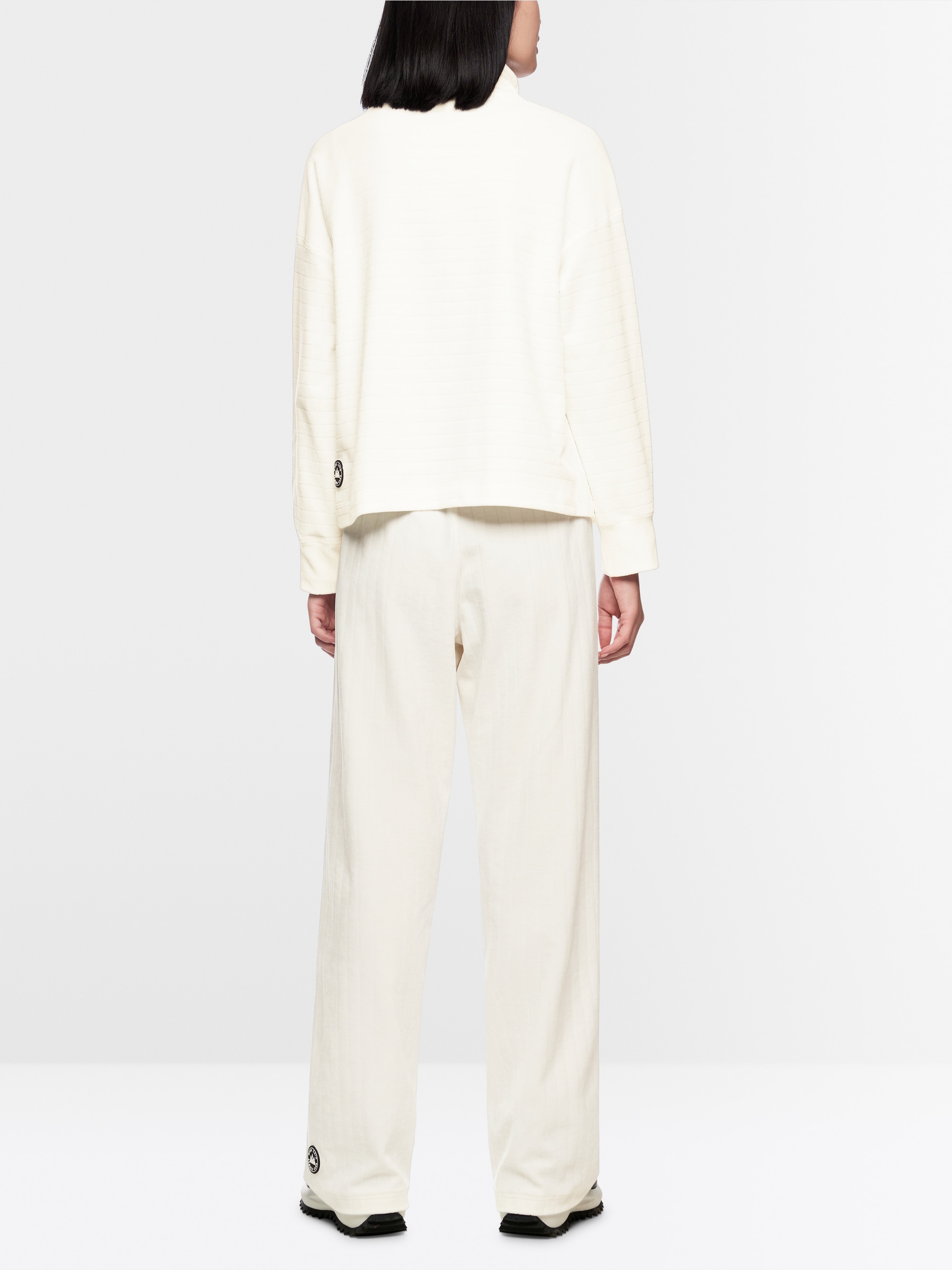 Sweat-shirt en chenille avec col tunnel