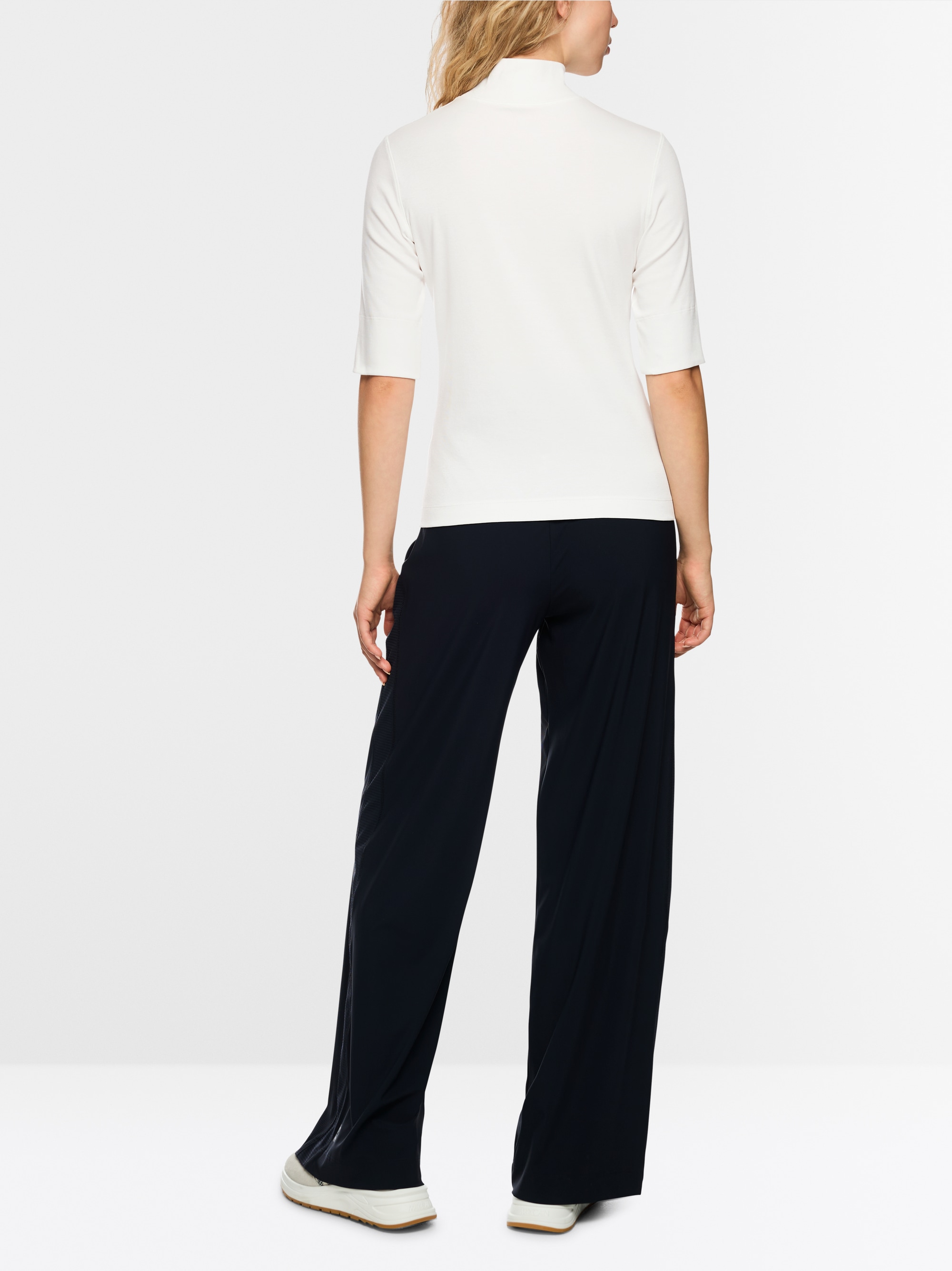 Basic shirt van katoenstretch