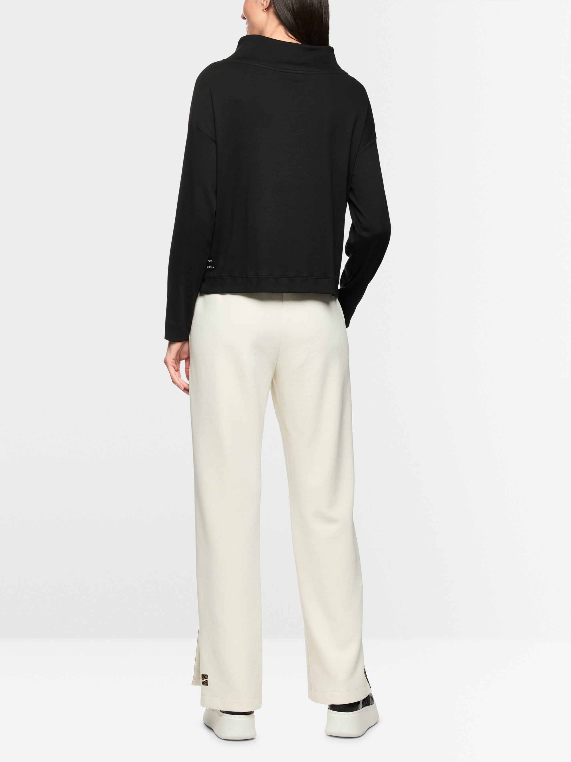 Langarmshirt mit U-Boot-Ausschnitt