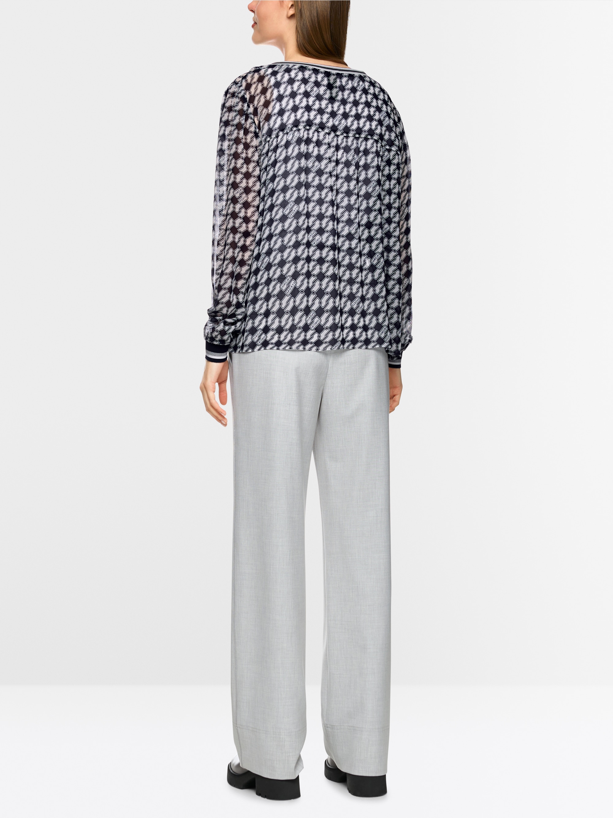 Viscose blouse with print