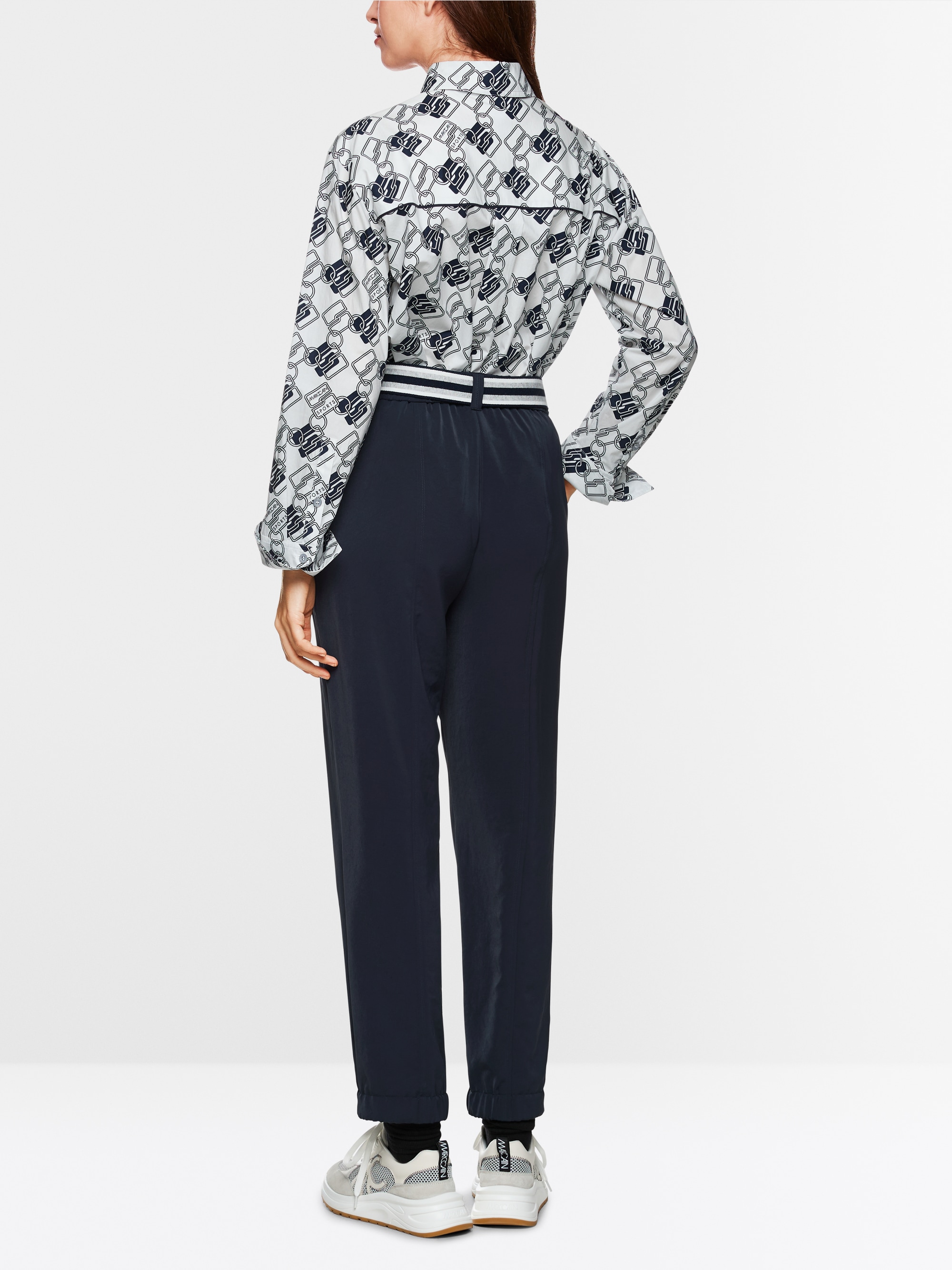 Slightly shimmering RENTON trousers