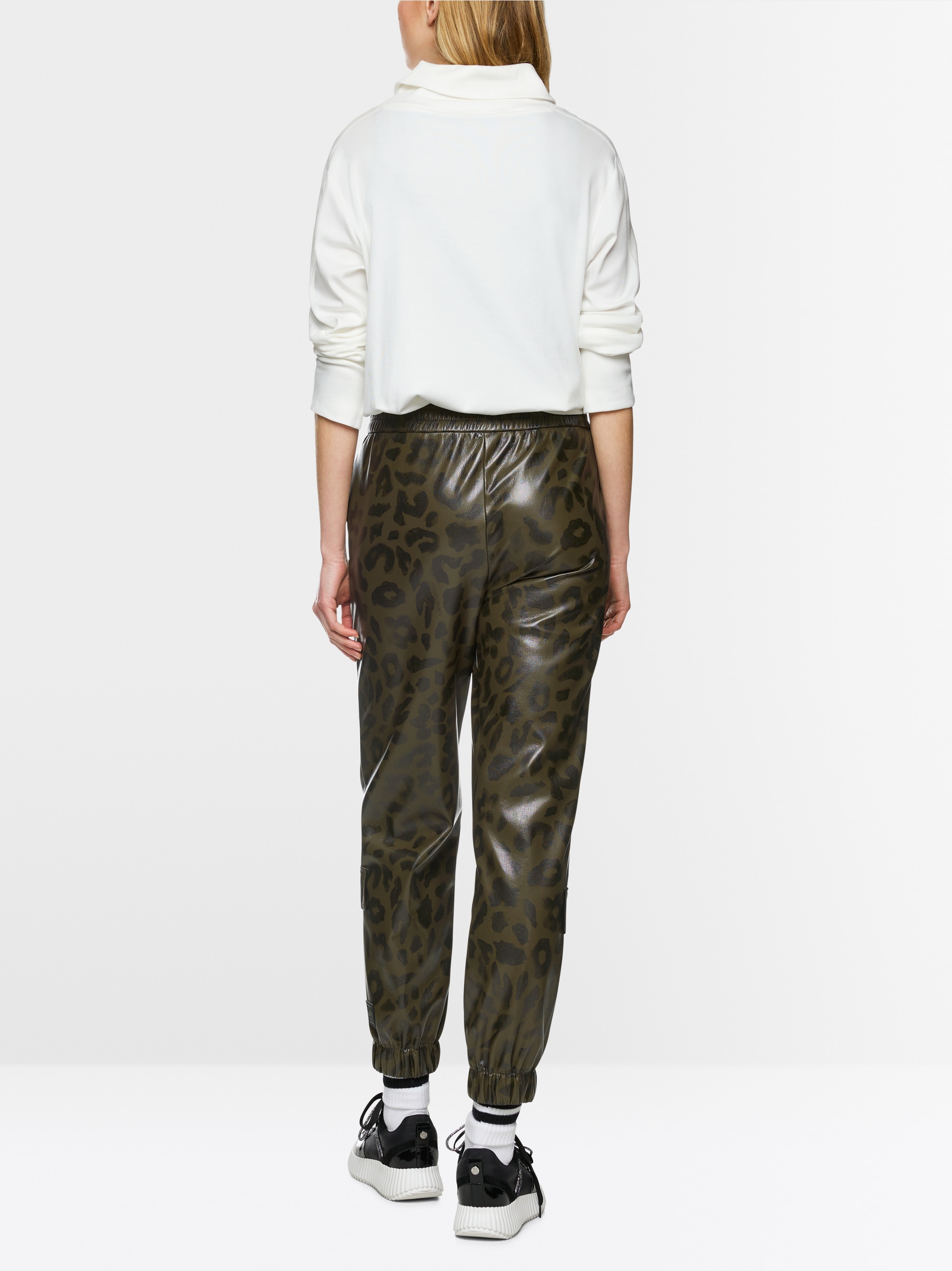 Pantalon en similicuir léopard ROYE