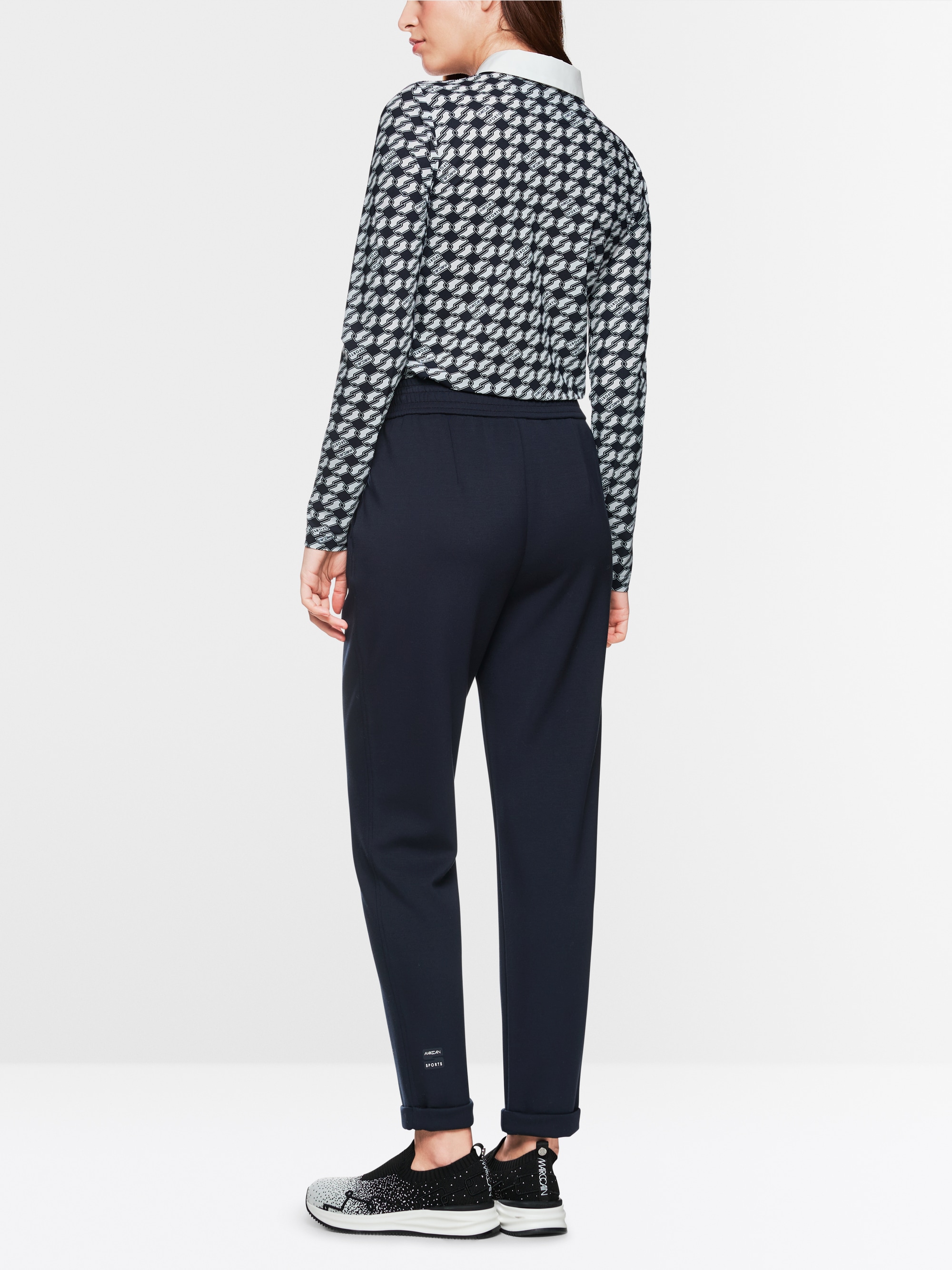 RHODOS trousers in stretch viscose