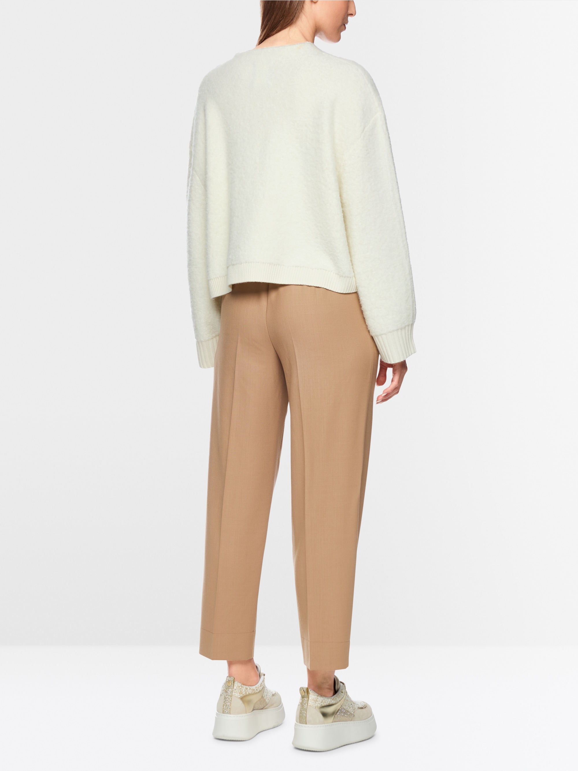 RANCHI trousers with high waistband