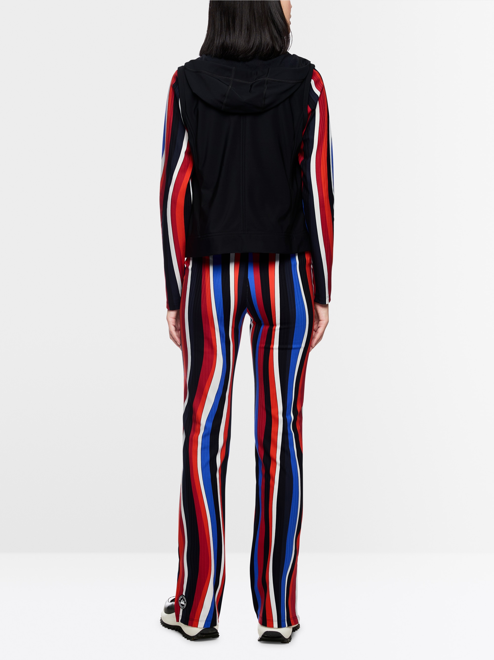 Pantalon FATSA à motif ondulé rétro